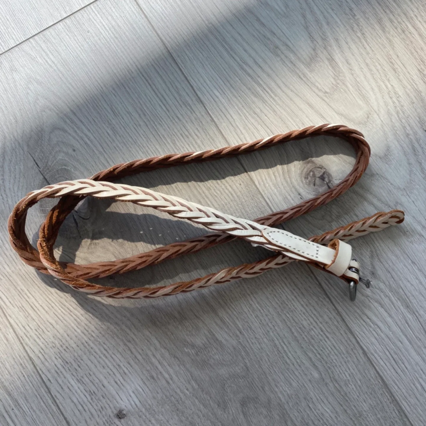 Braided Leather Belt (42” Long)