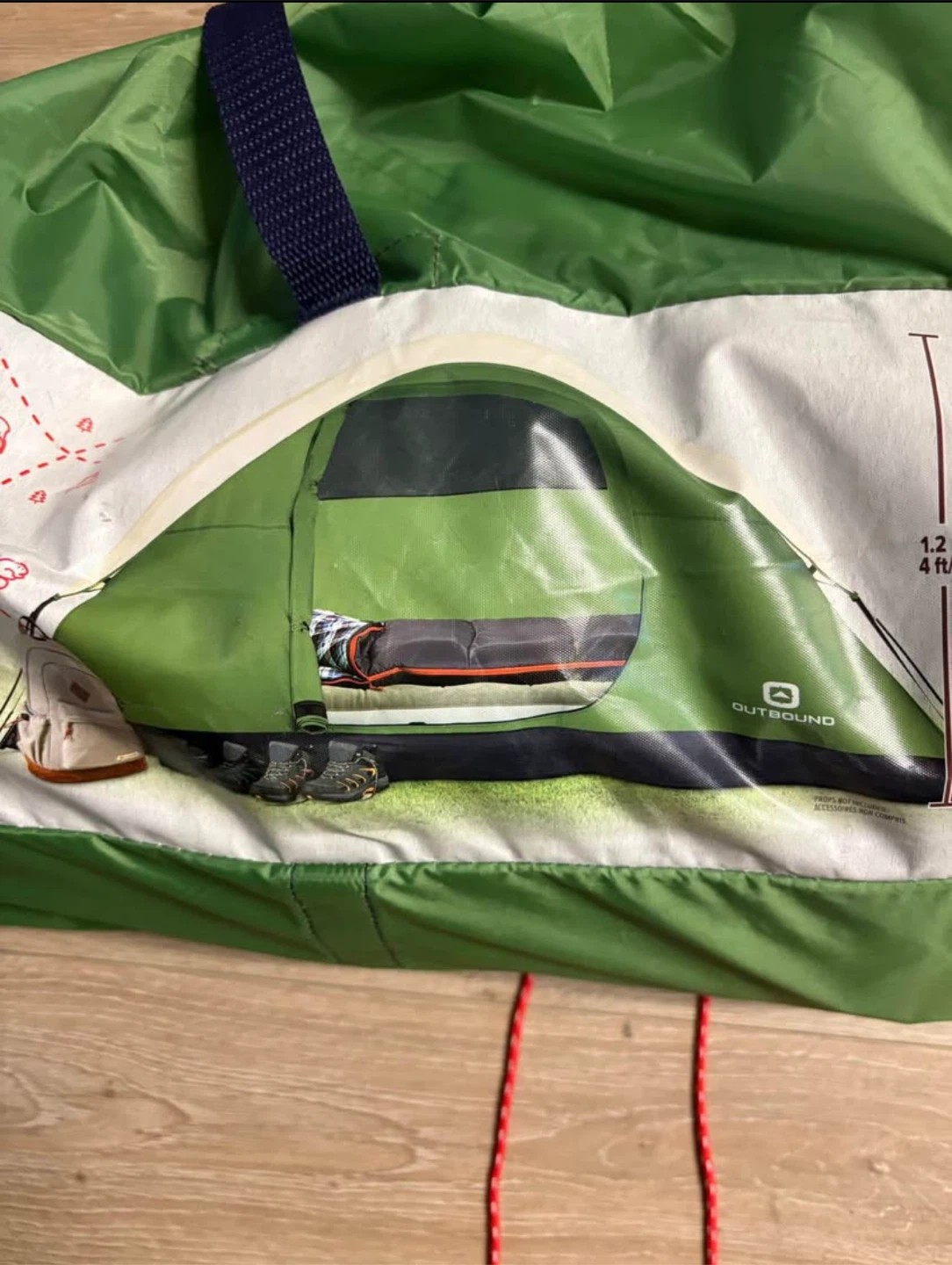 Outbound 4-Person Dome Tent - Green - photo 3