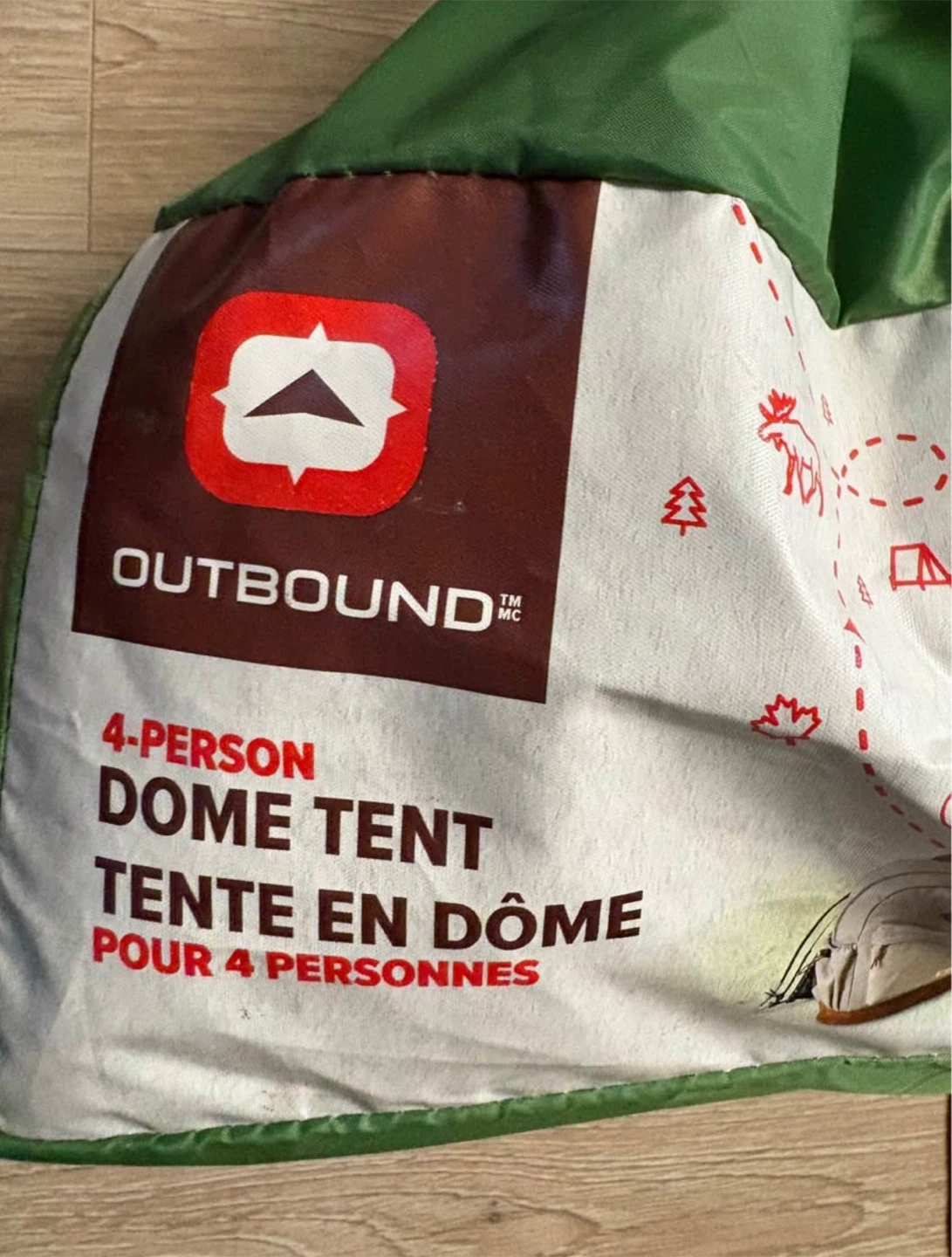 Outbound 4-Person Dome Tent - Green