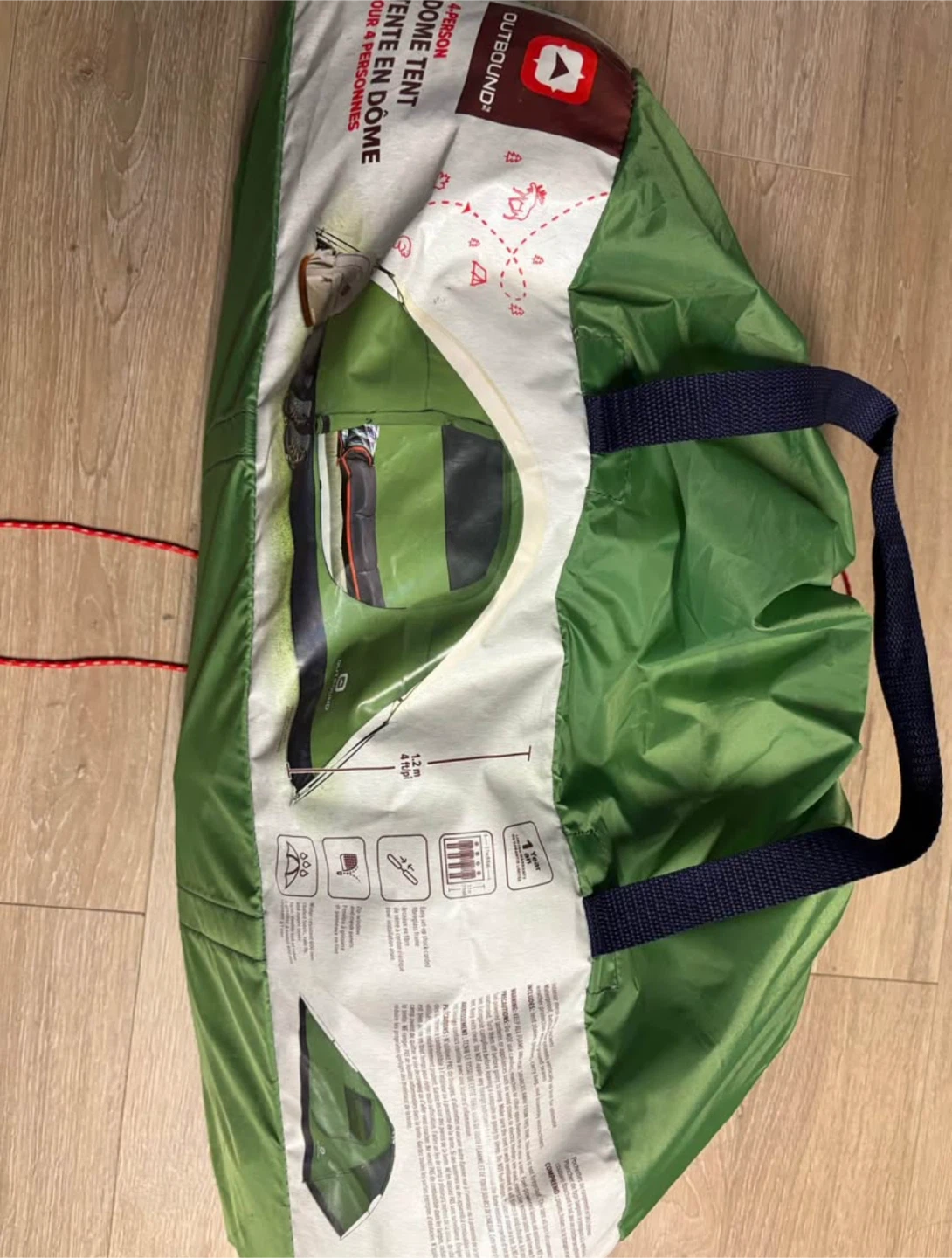 Outbound 4-Person Dome Tent - Green - photo 2