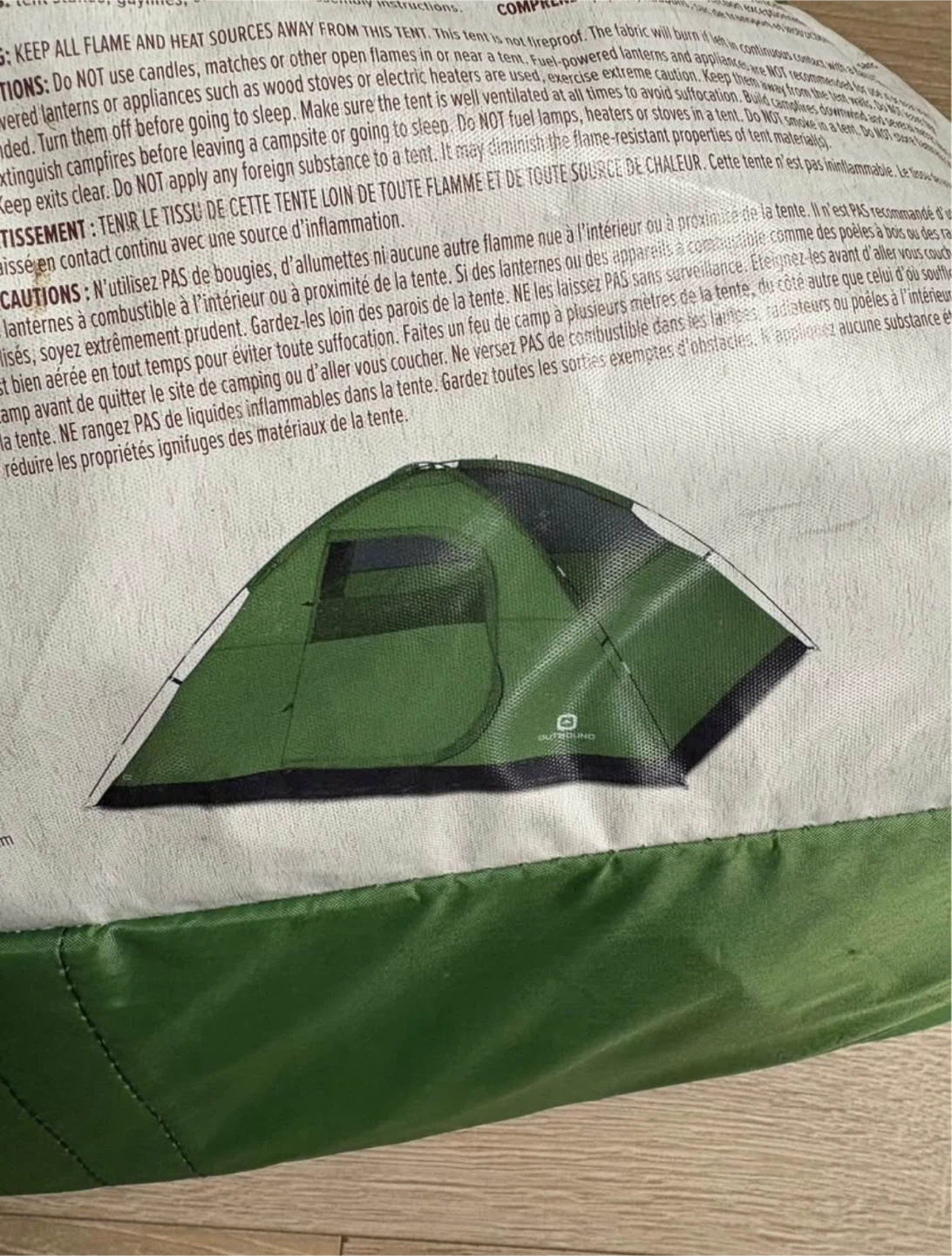 Outbound 4-Person Dome Tent - Green - photo 4