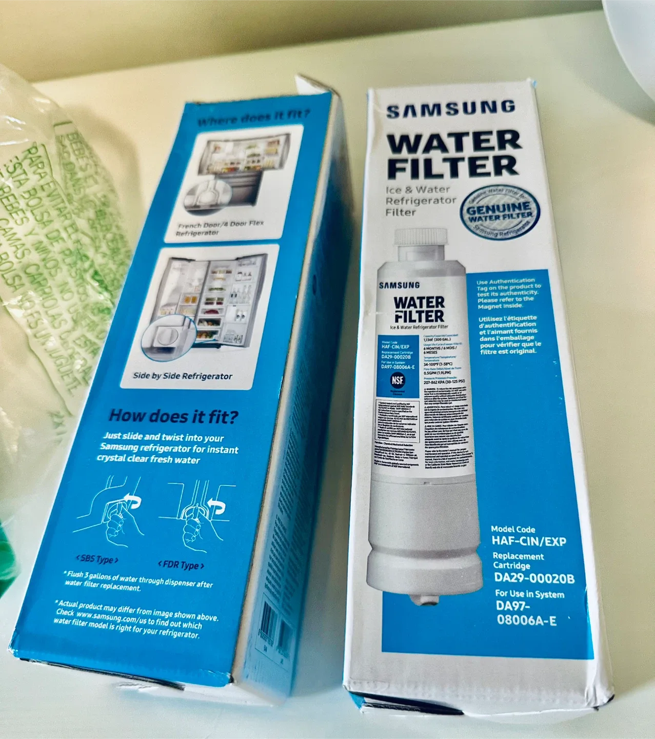 Samsung Refrigerator Water Filter DA29-00020B - 2 Pack New image indicator(6)