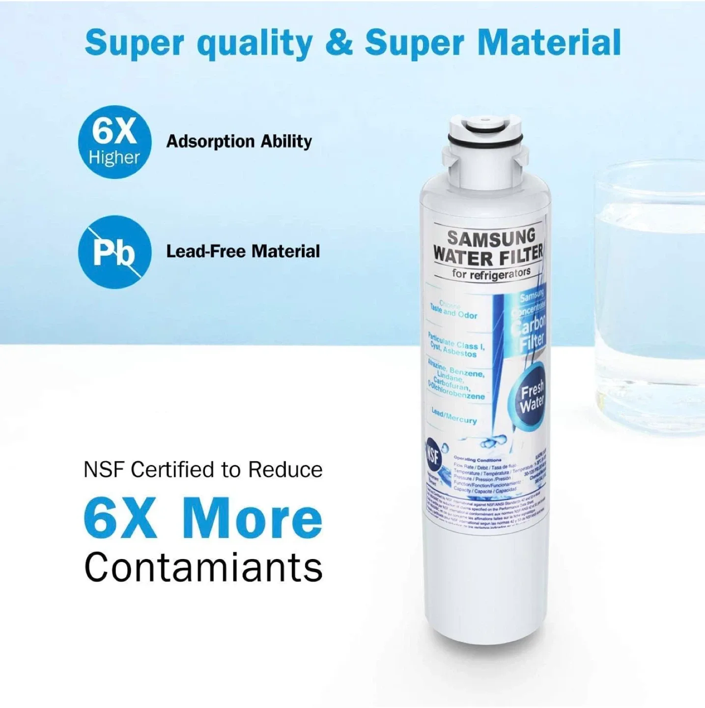 Samsung Refrigerator Water Filter DA29-00020B - 2 Pack New image indicator(5)