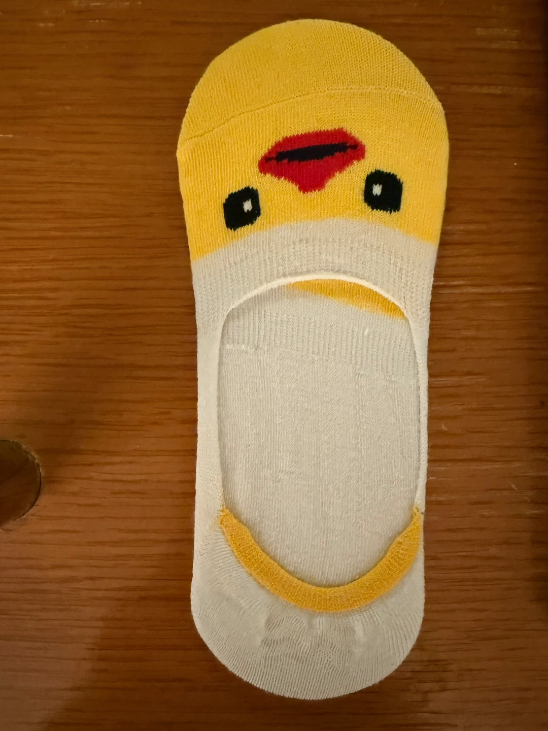 Cute Yellow Chick No-Show Sock