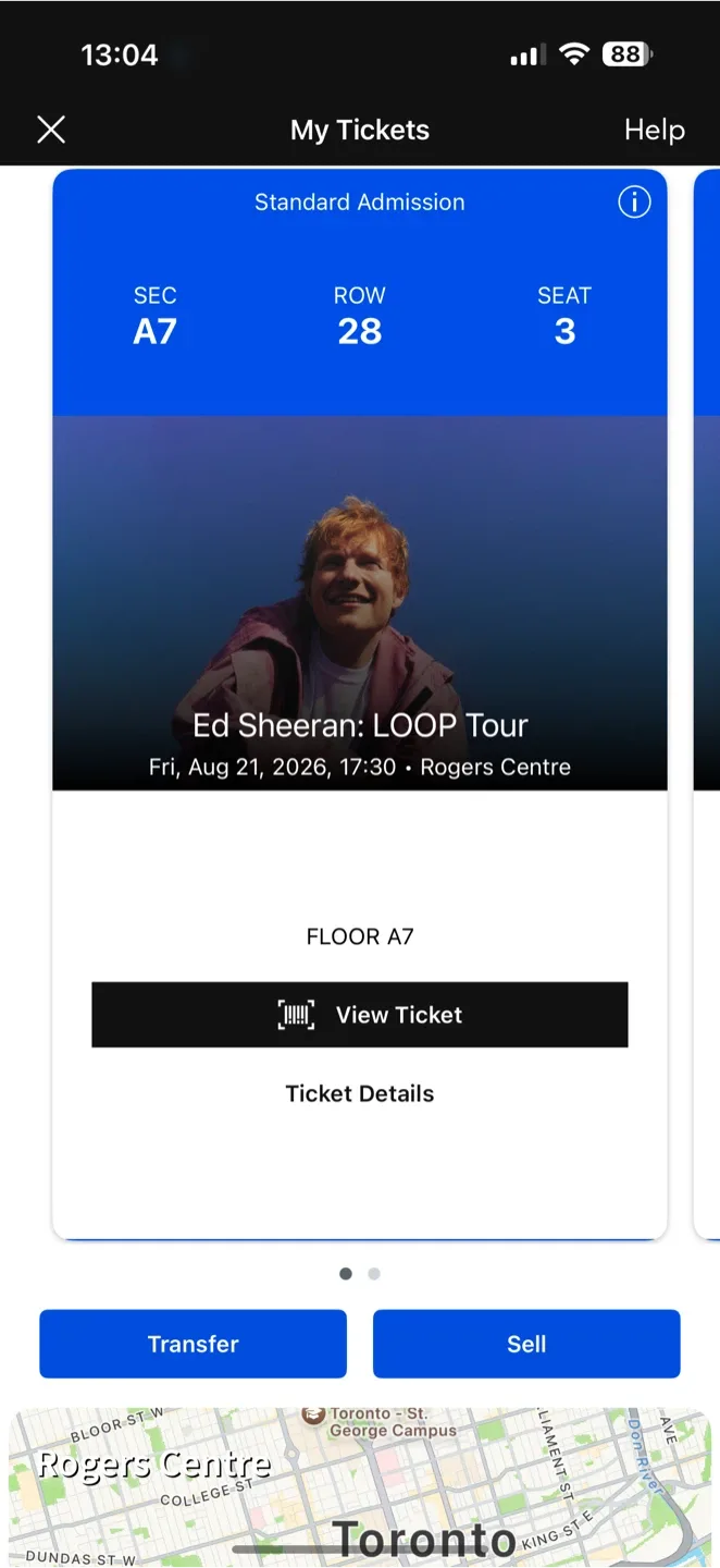 Ed Sheeran: LOOP Tour Tickets - Rogers Centre image indicator(2)