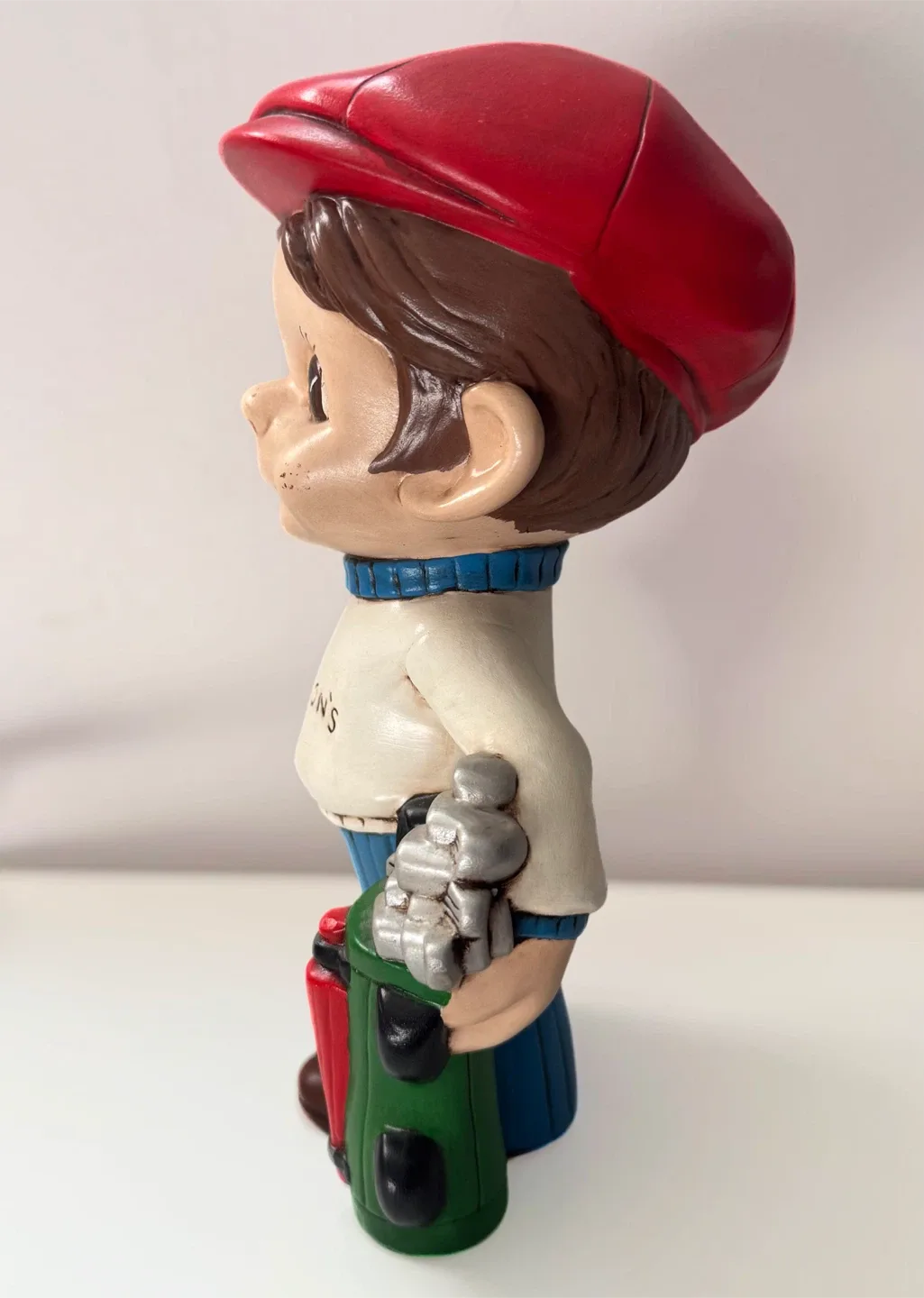 Vintage Hand-Painted Molson's Golfer Figurine 1977 image indicator(2)