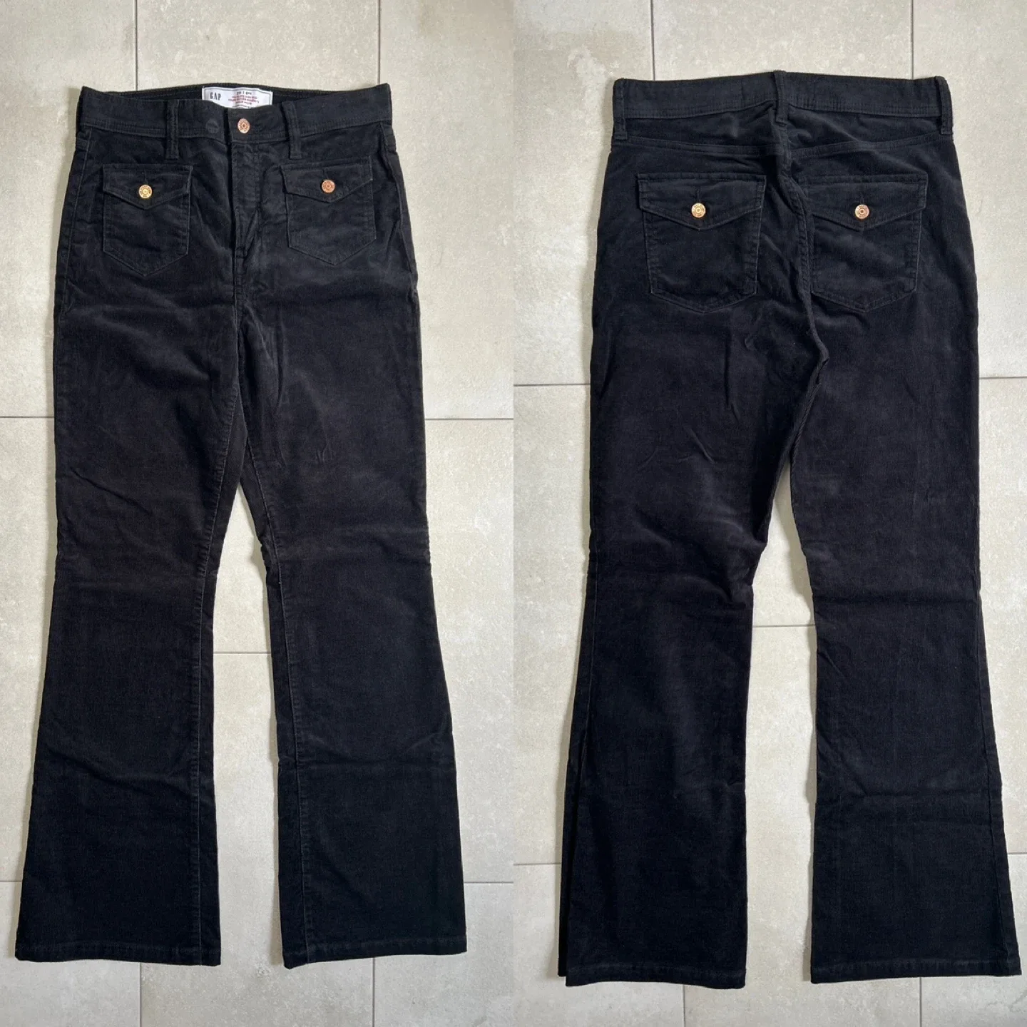 GAP - High Rise Corduroy 70s Flare Pants image indicator(5)