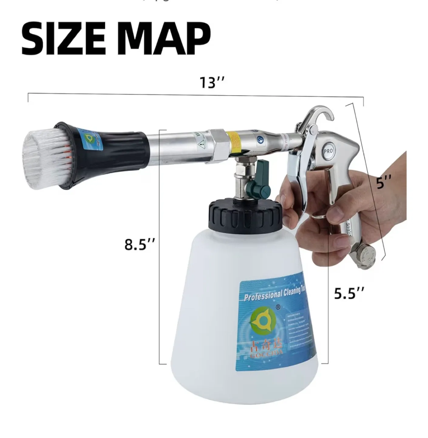 Car Interior Detailing Air Blow Cleaning Gun image indicator(2)