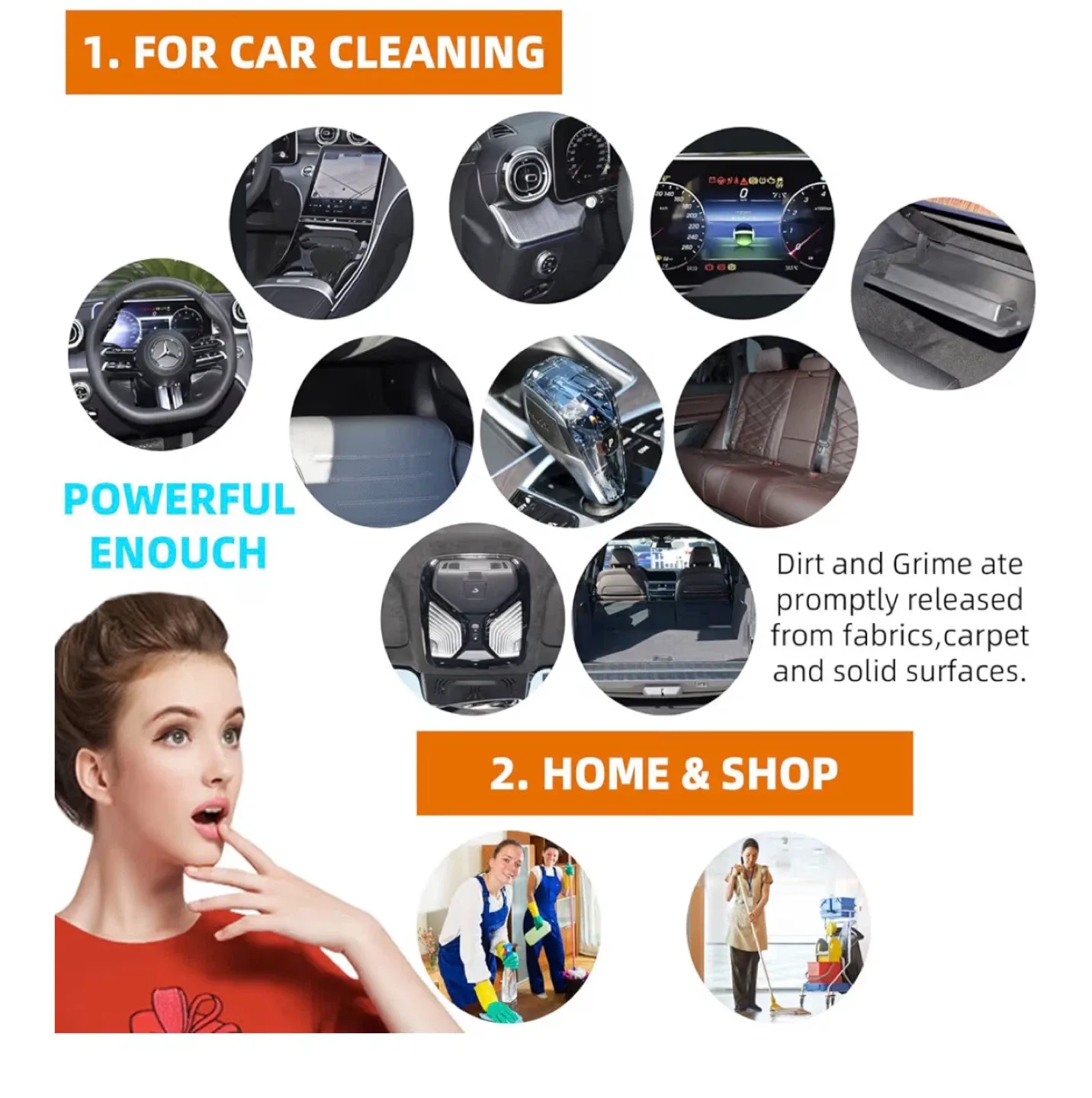 Car Interior Detailing Air Blow Cleaning Gun image indicator(6)