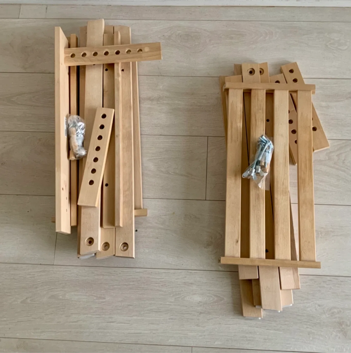 IKEA MITTBACK Wooden table legs - Adjustable Height image indicator(3)