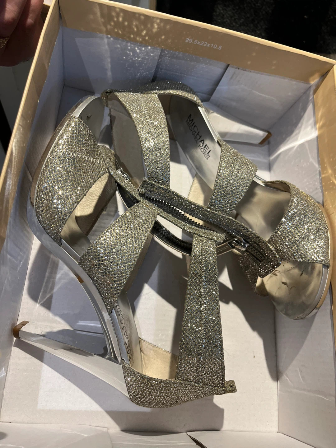 Michael Kors Berkley T Strap Heels - Size 8M - photo 3