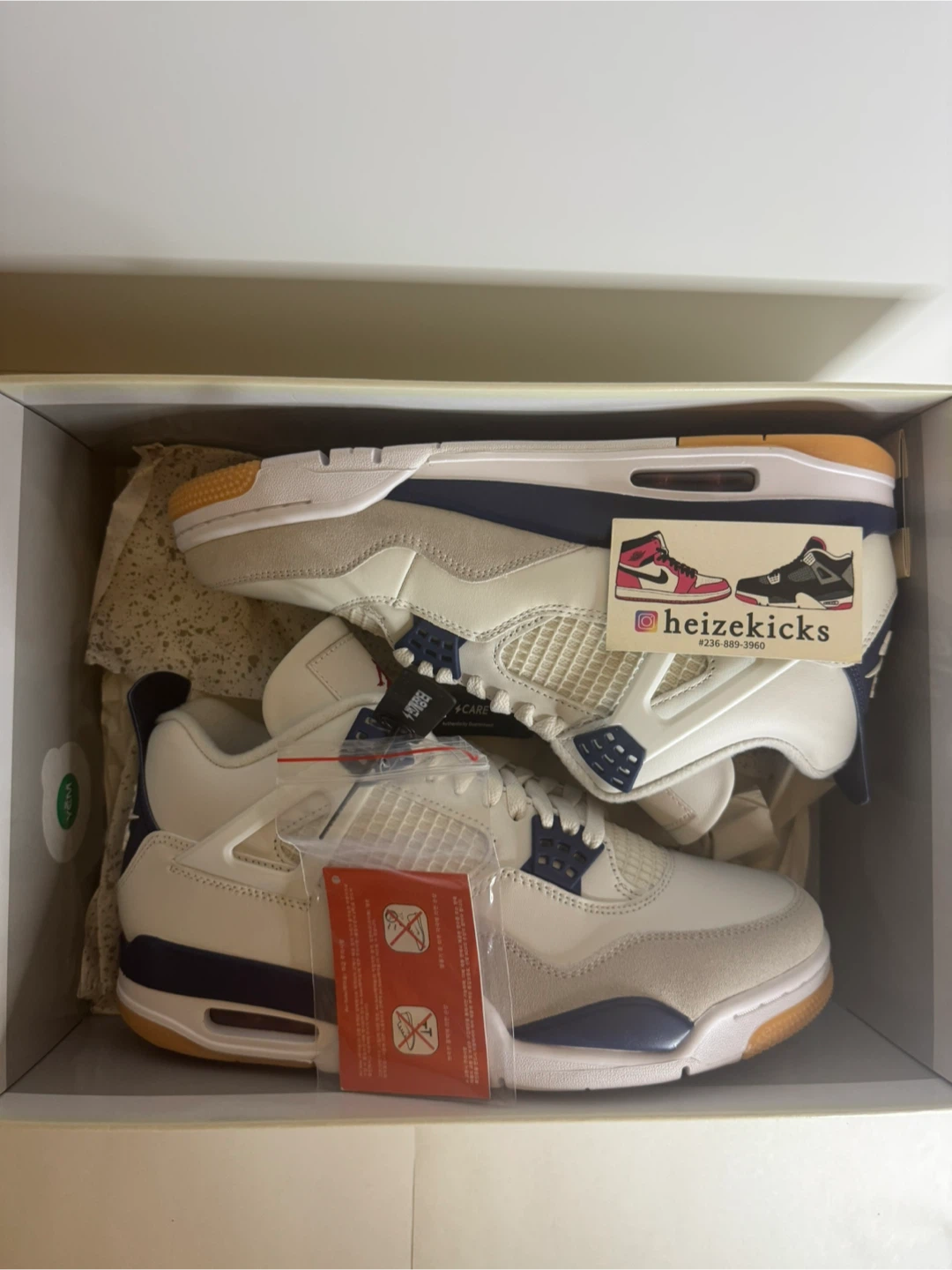 Jordan 4 SB Navy size 9.5 - photo 2