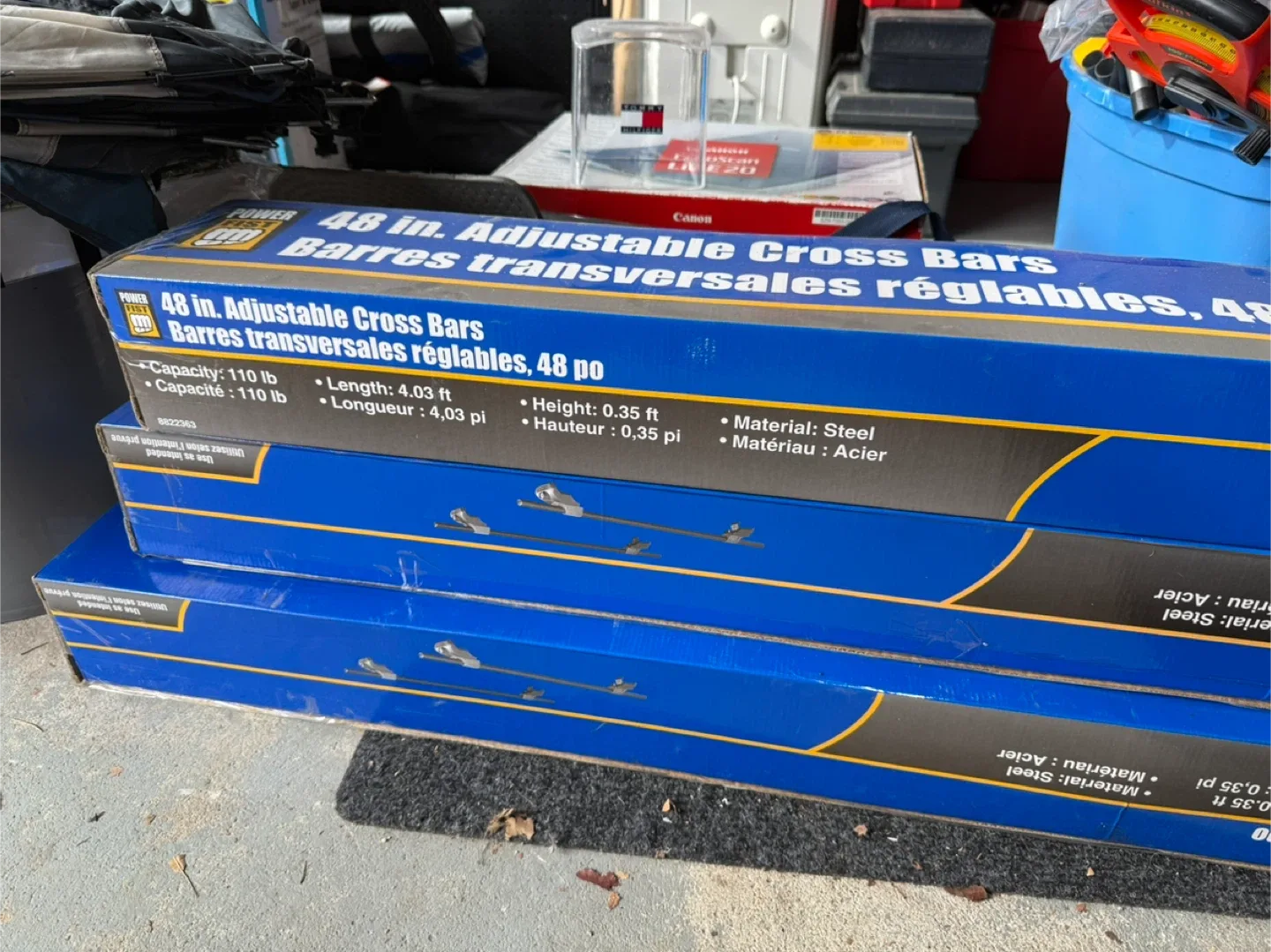 Power Fist 48 in. Adjustable Cross Bars - New in Box! image indicator(4)