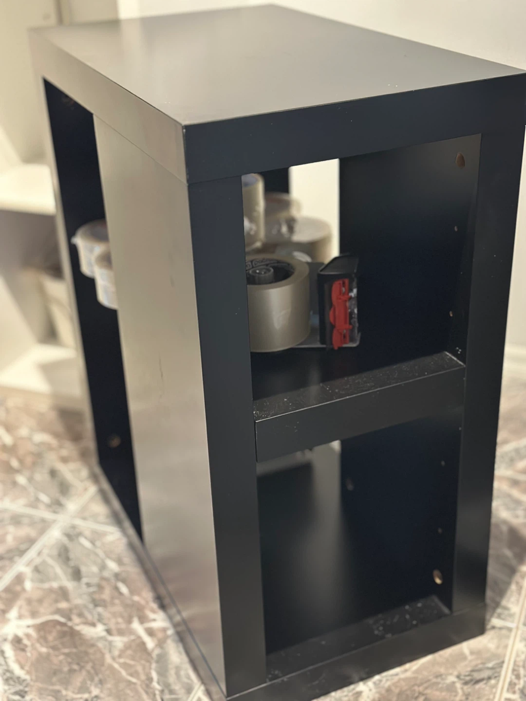 Ikea Black Storage Shelf - photo 2