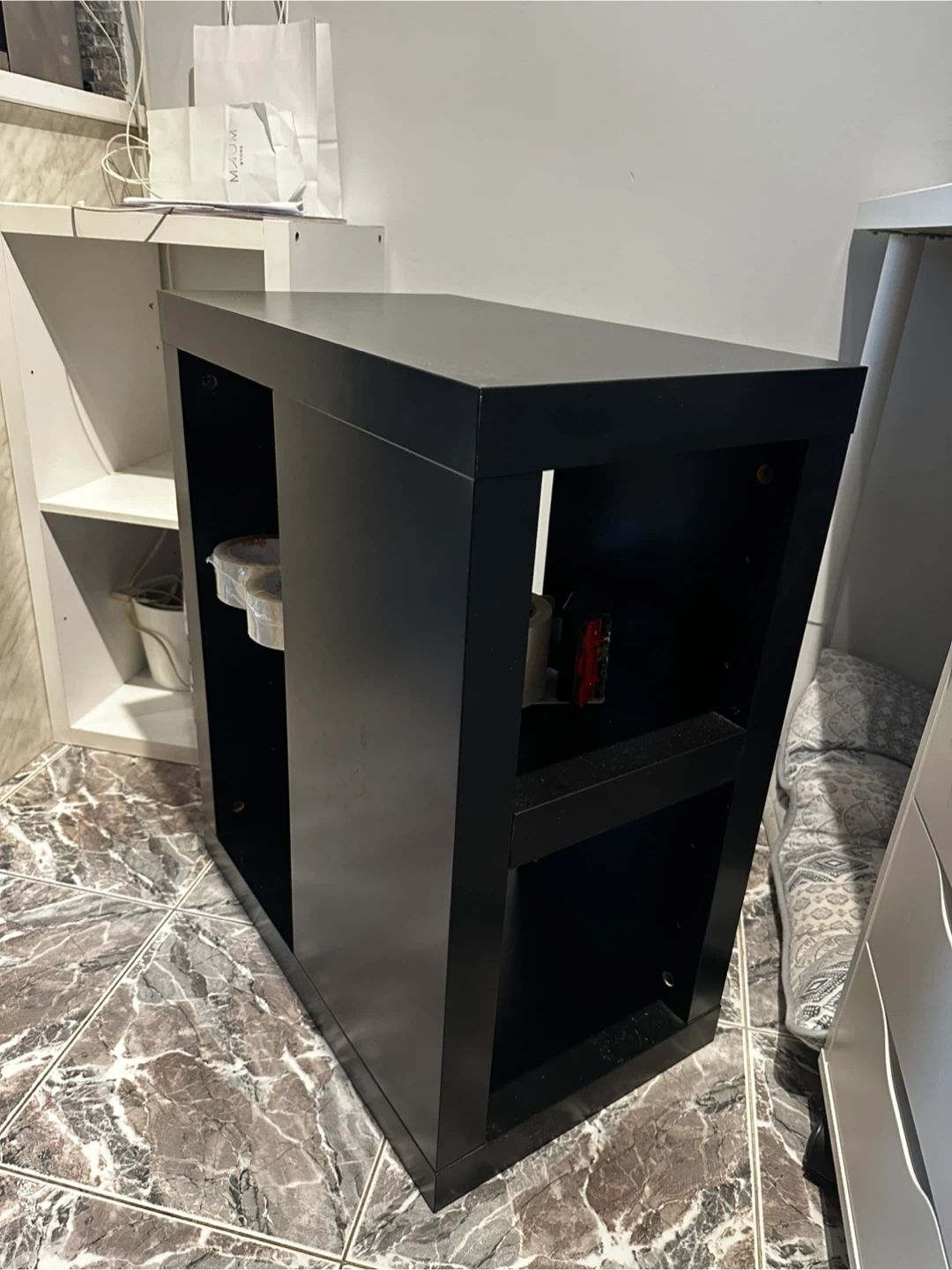 Ikea Black Storage Shelf - photo 4