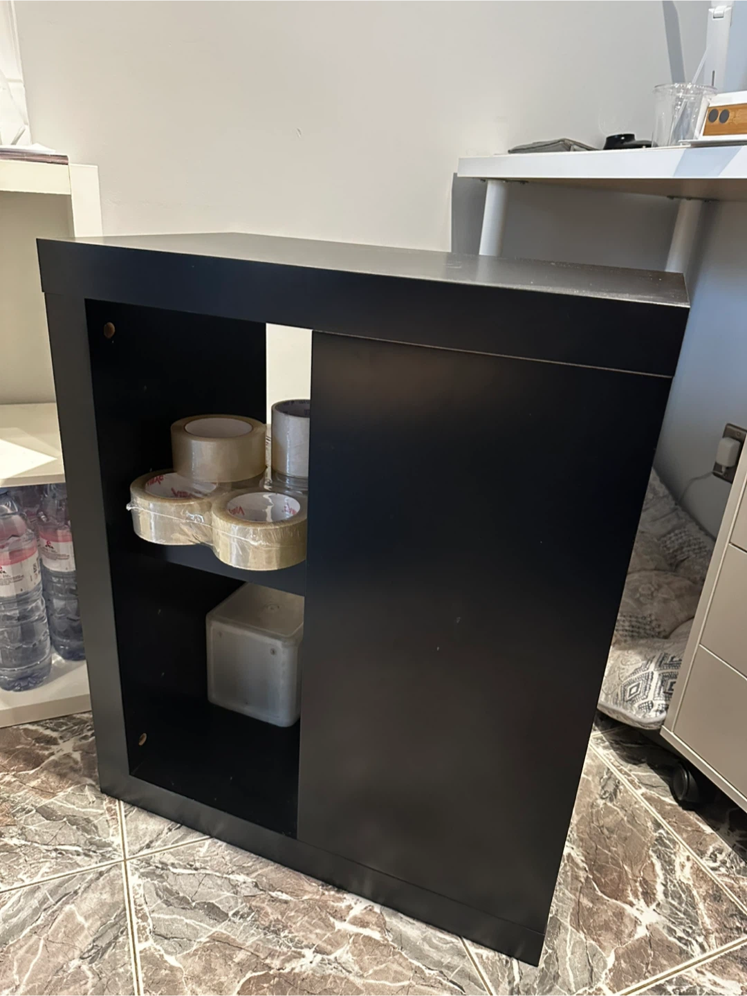 Ikea Black Storage Shelf - photo 3
