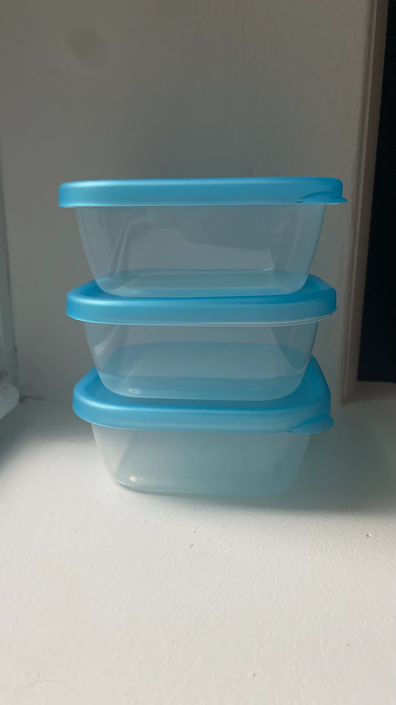Plastic Food Containers - Set of 3 #freecycle