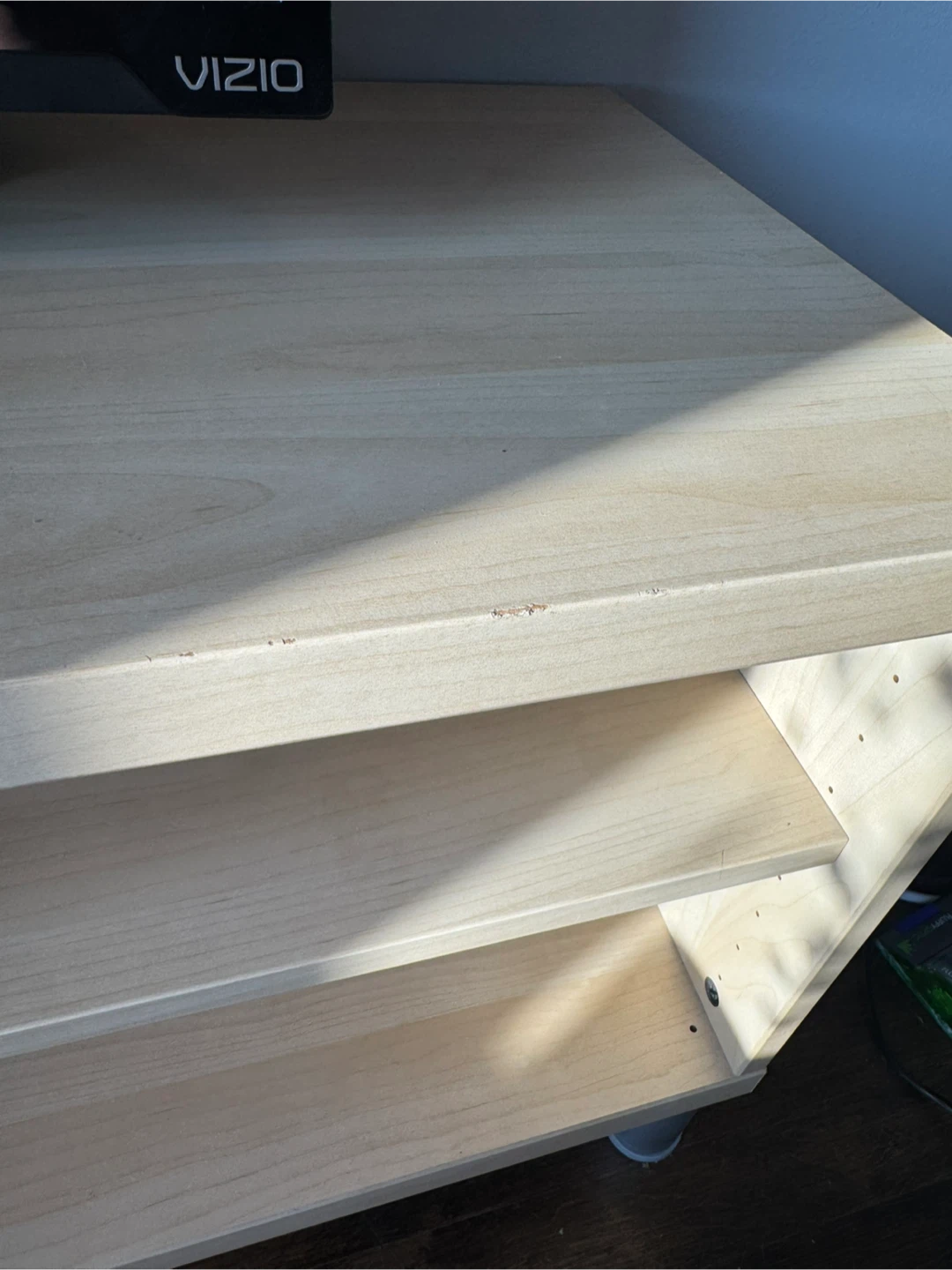 FREE FOR PICKUP - Vizio TV and Light Wood TV Stand - photo 4