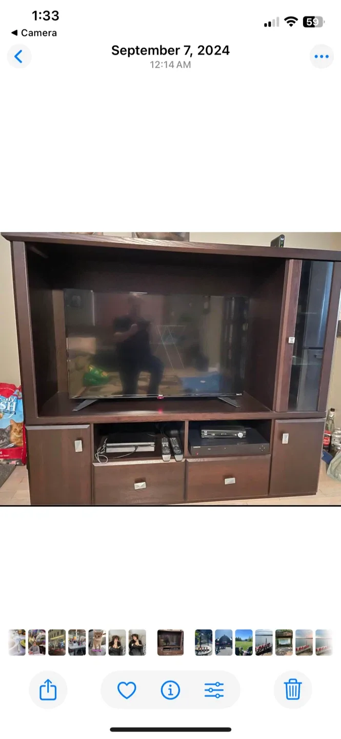 Dark Wood Entertainment Unit