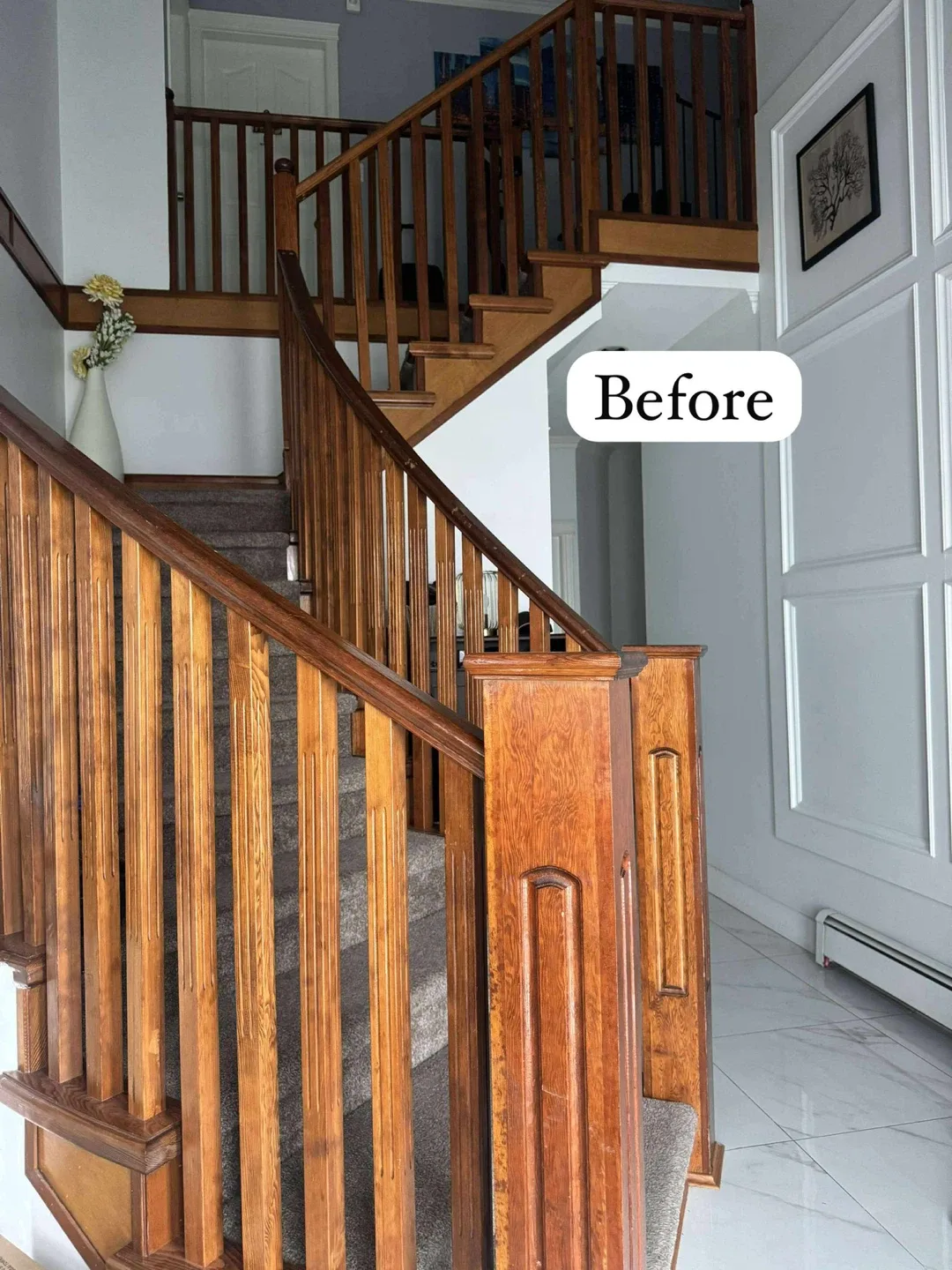 Flooring , railing installation image indicator(2)