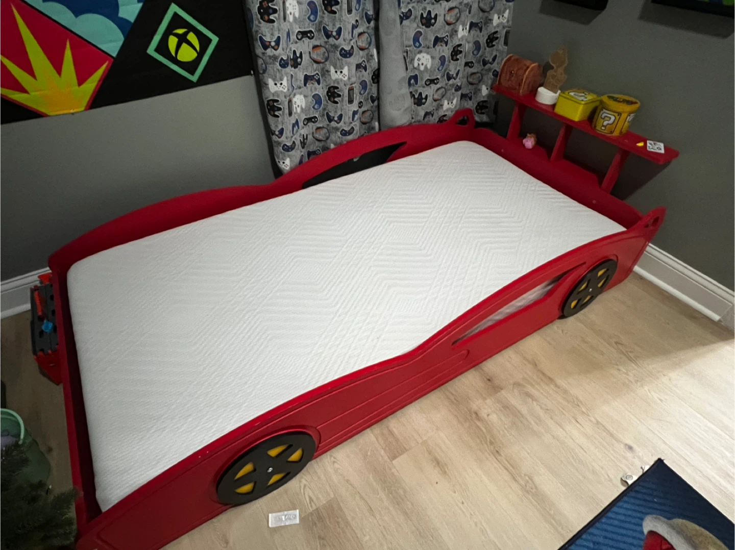 Red Race Car Bed - Kids