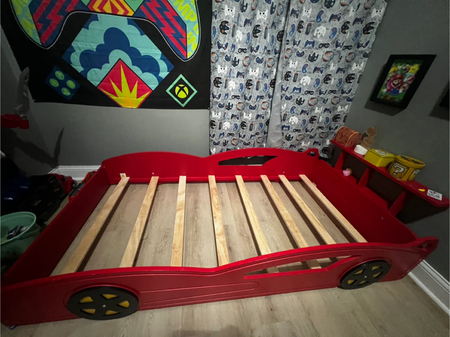 Red Race Car Bed - Kids - photo 2