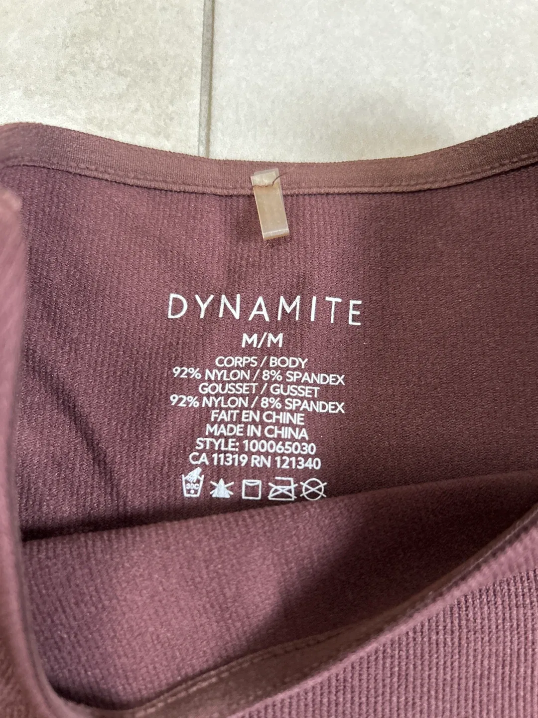 Brown Dynamite Bodysuit (size: M) image indicator(3)
