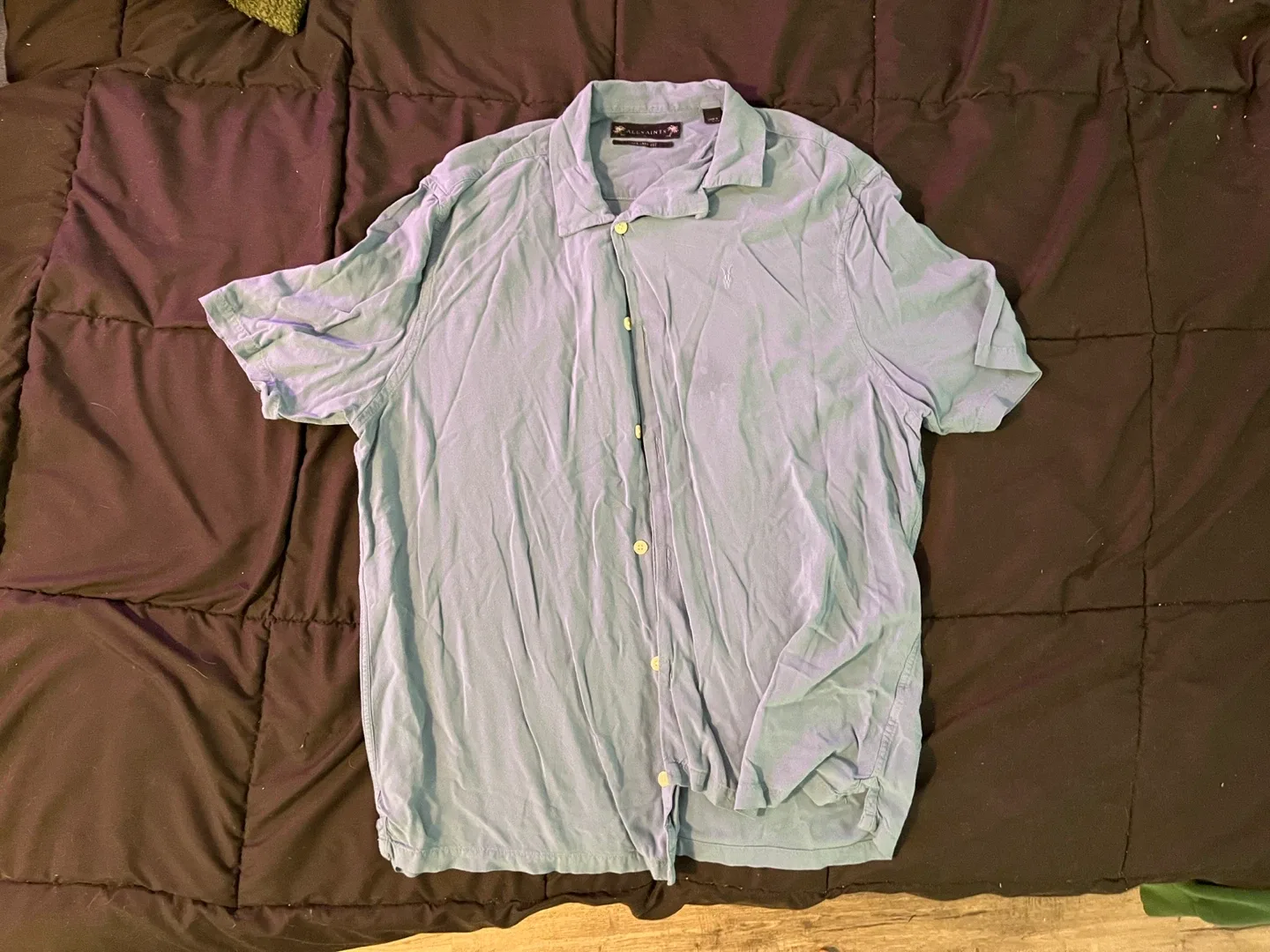 AllSaints Miami Fit Button Down Shirt - Size L thumbnail