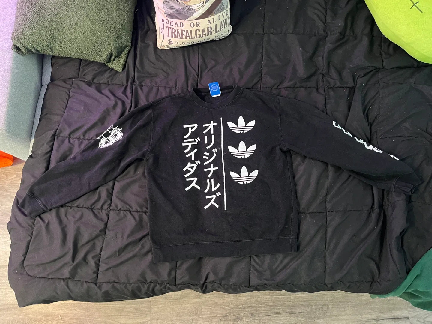 Adidas Black Long Sleeve Sweater thumbnail