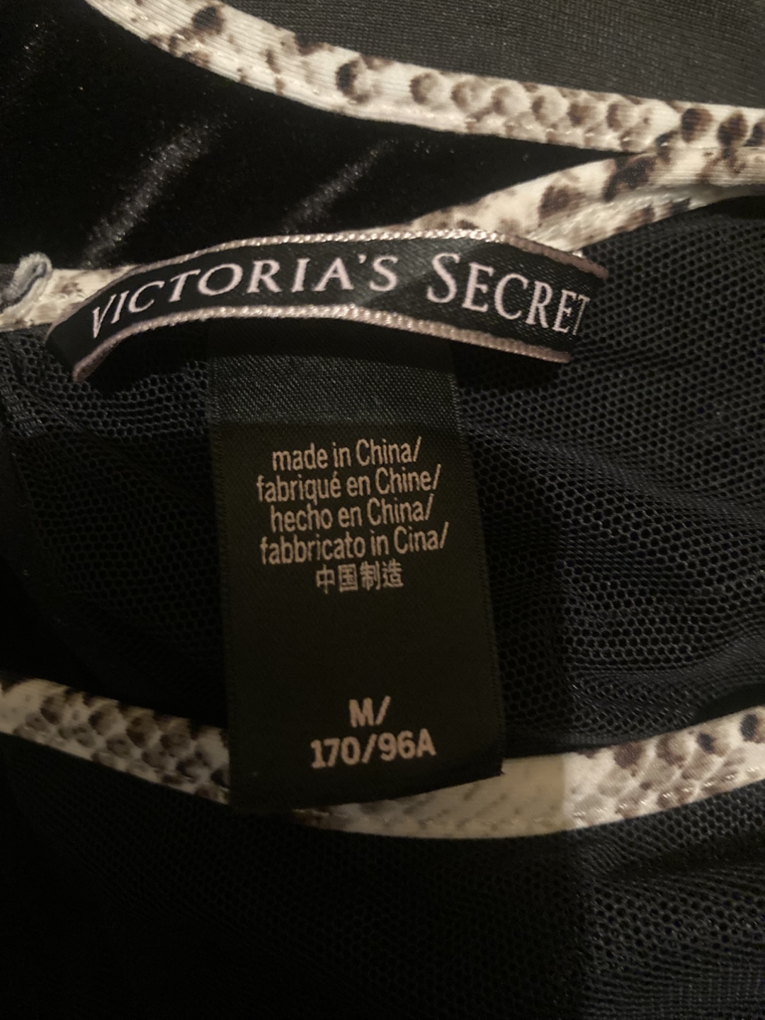 Victoria's Secret Black Bodysuit - Size M - photo 3