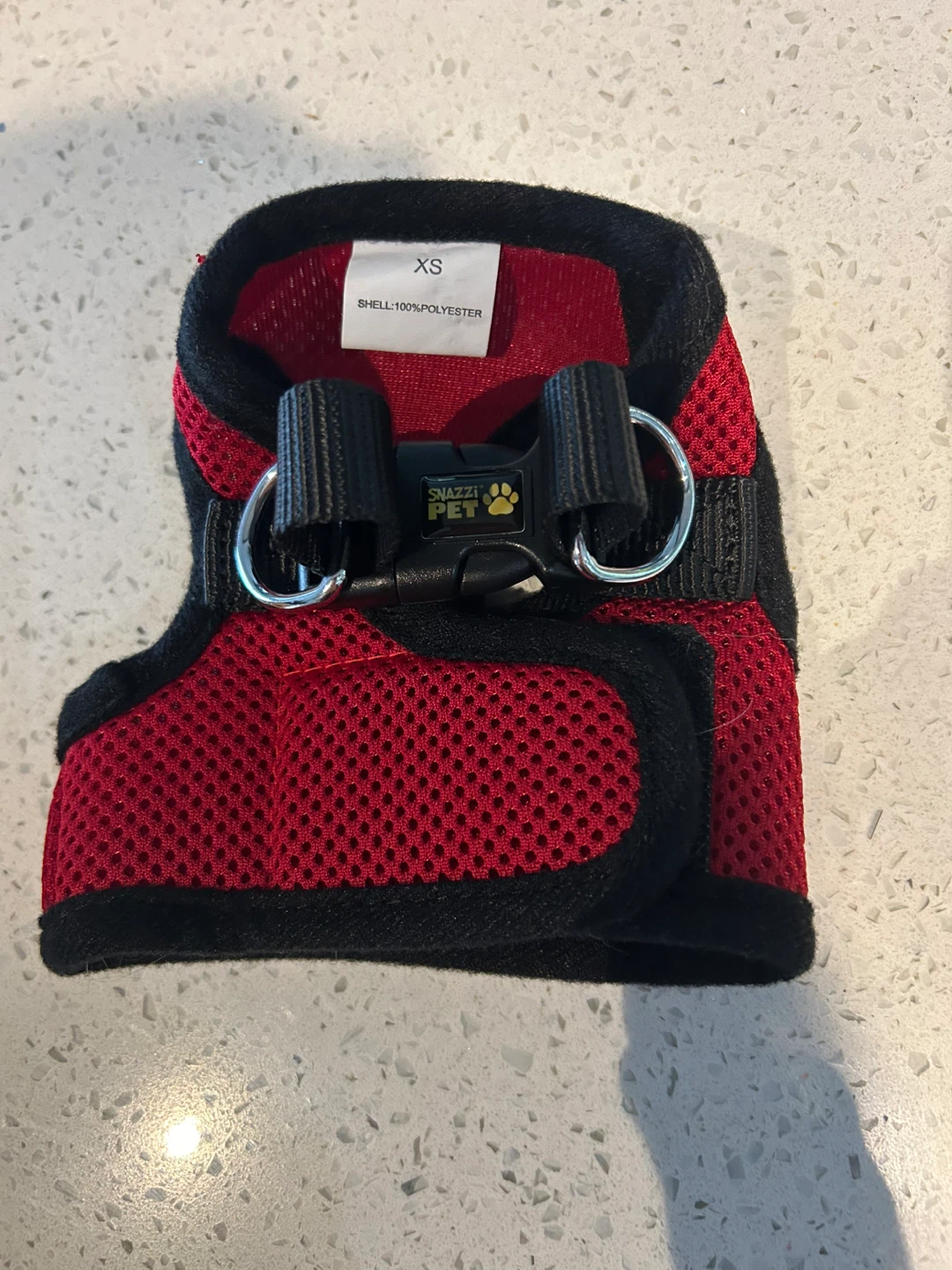 Snazzi Pet XS Dog Harness - Red & Black