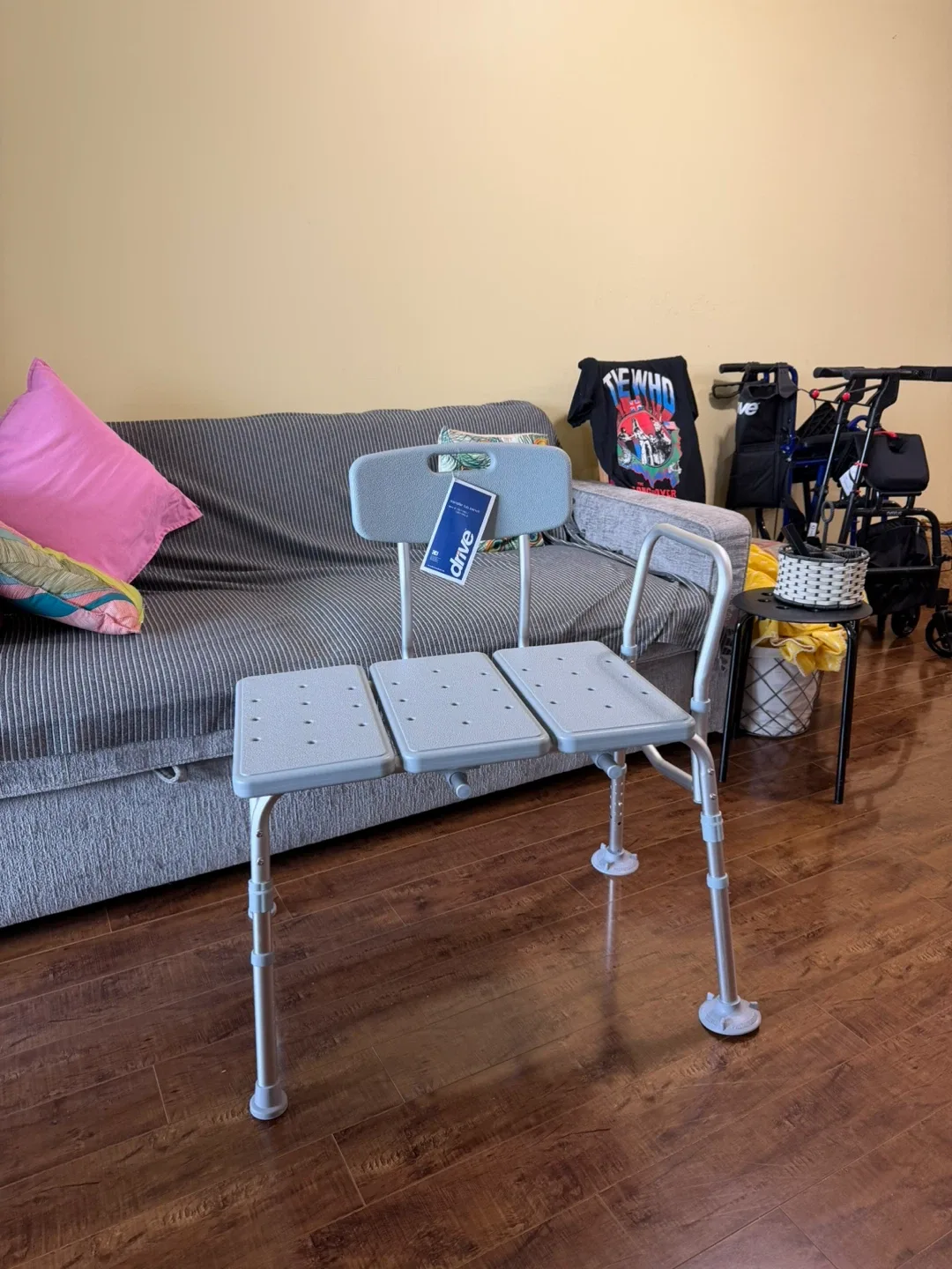 Drive Medical Transfer Bench with Back