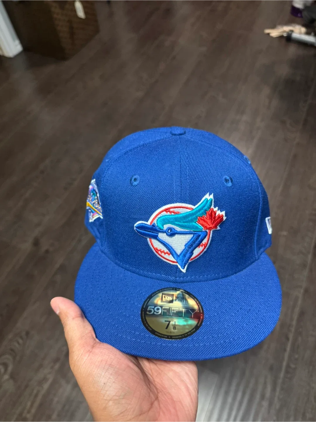 1993 World Series Toronto Blue Jays Fitted Hat - Size 7 1/8 image indicator(4)
