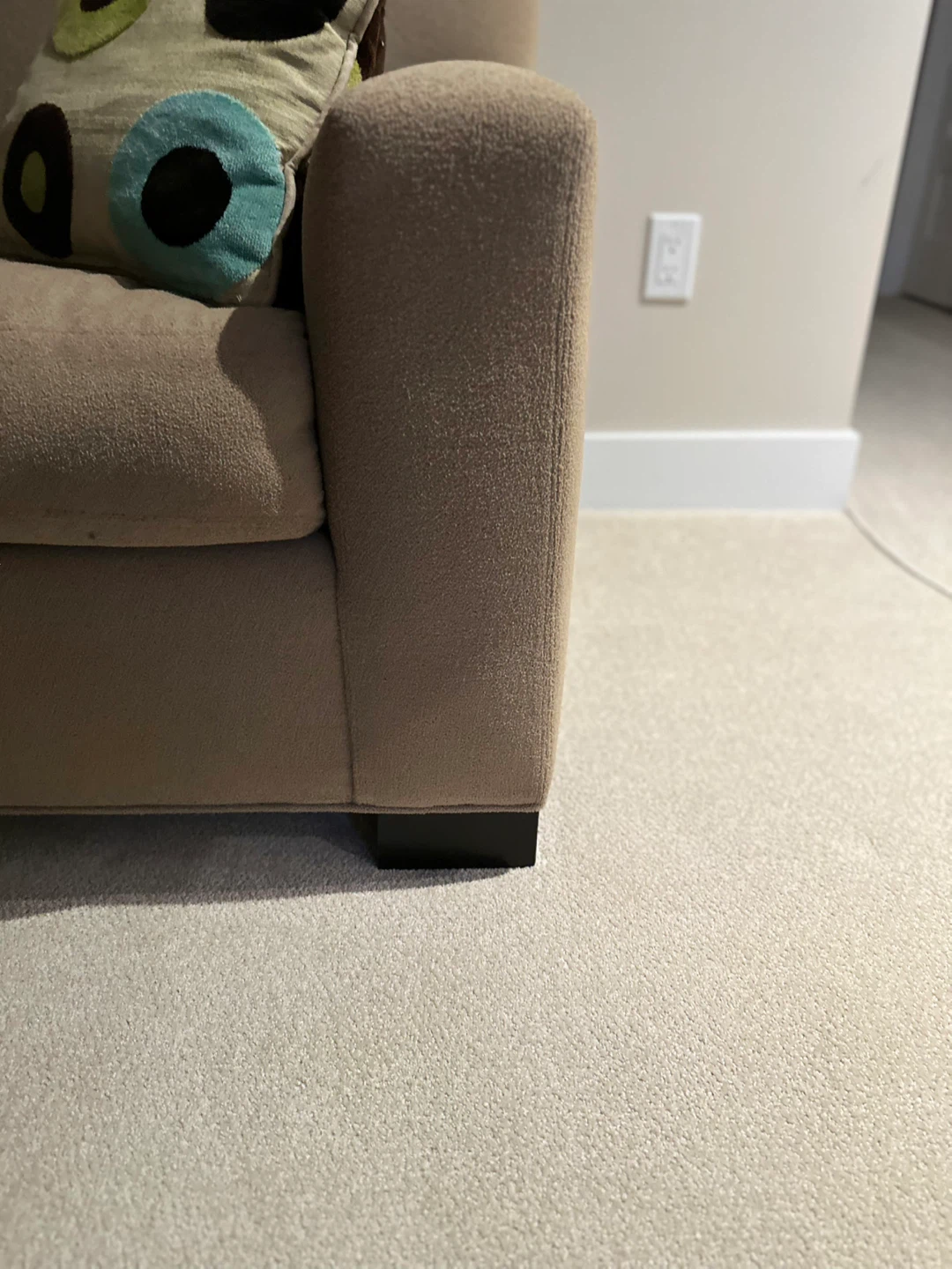 Beige Contemporary Sofa - photo 2