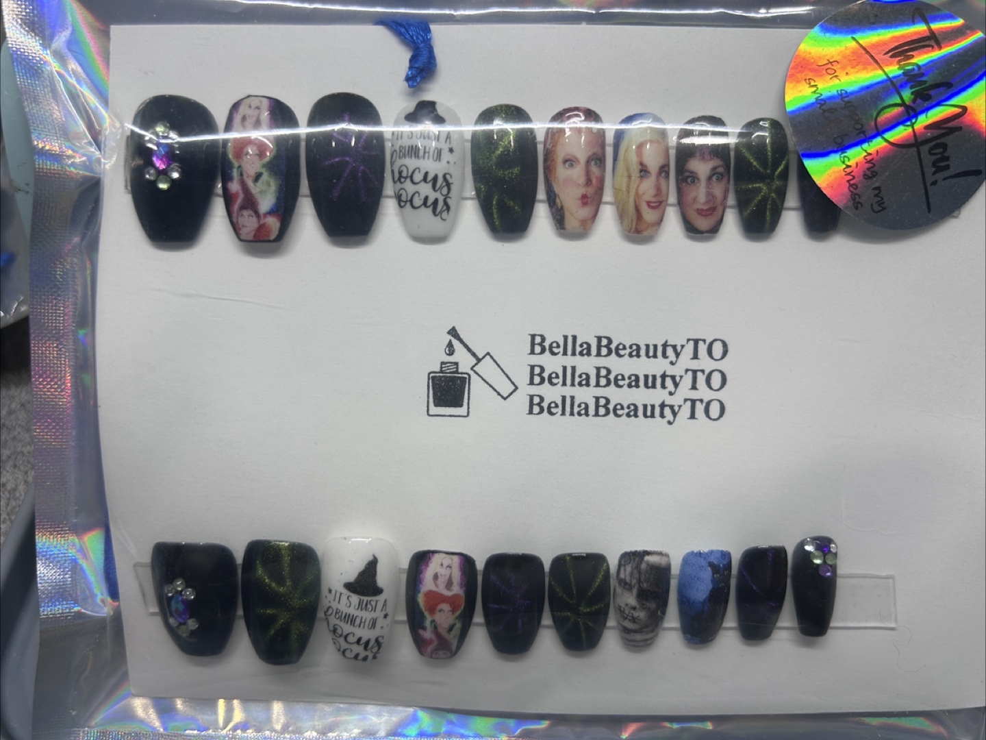 Halloween Hocus Pocus Press-On Nails