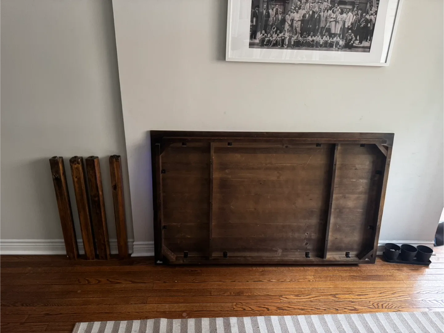 Wood Dining Table - Dark Brown image indicator(6)