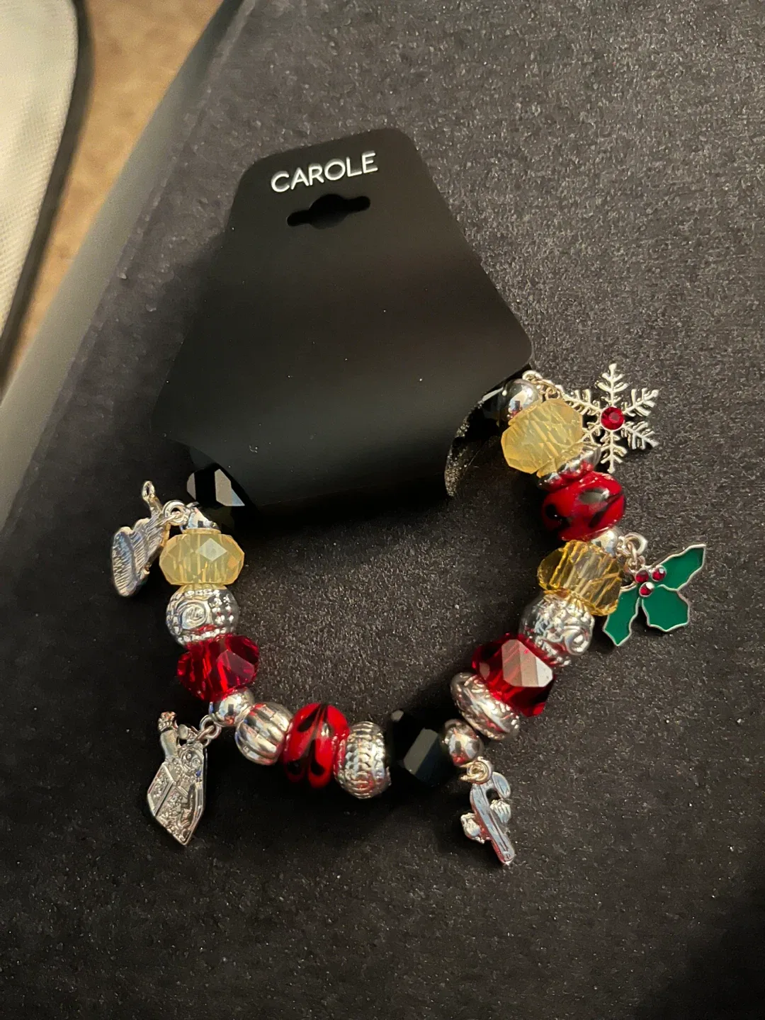 Carole Christmas Charm Bracelet thumbnail