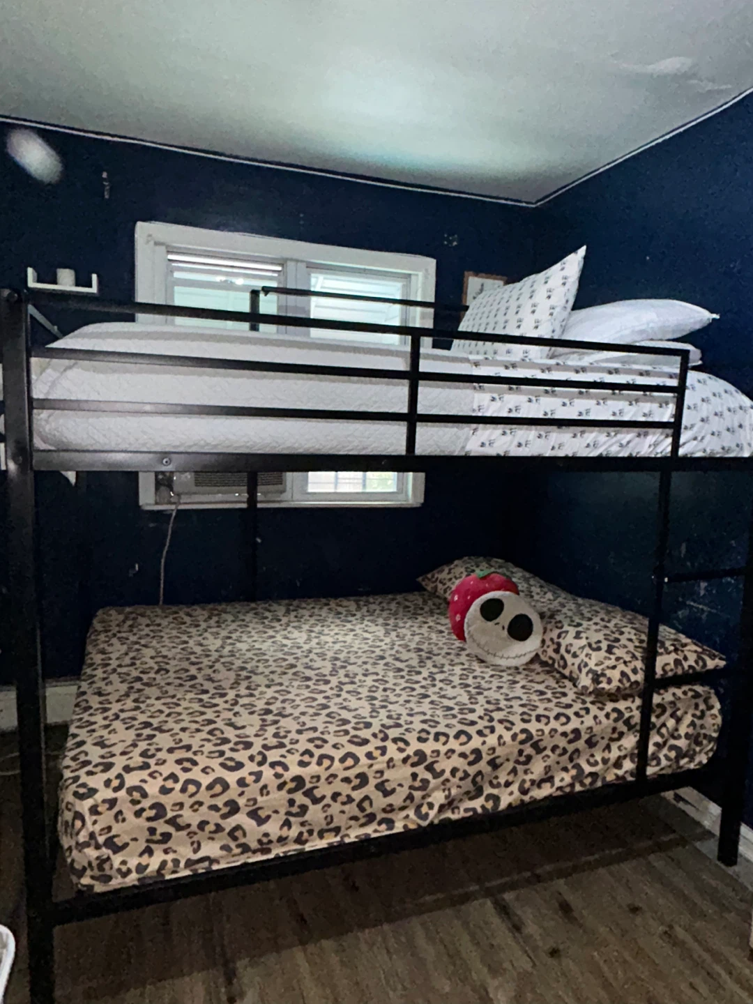 Black Metal Full Size Bunk Bed Frame - photo 2