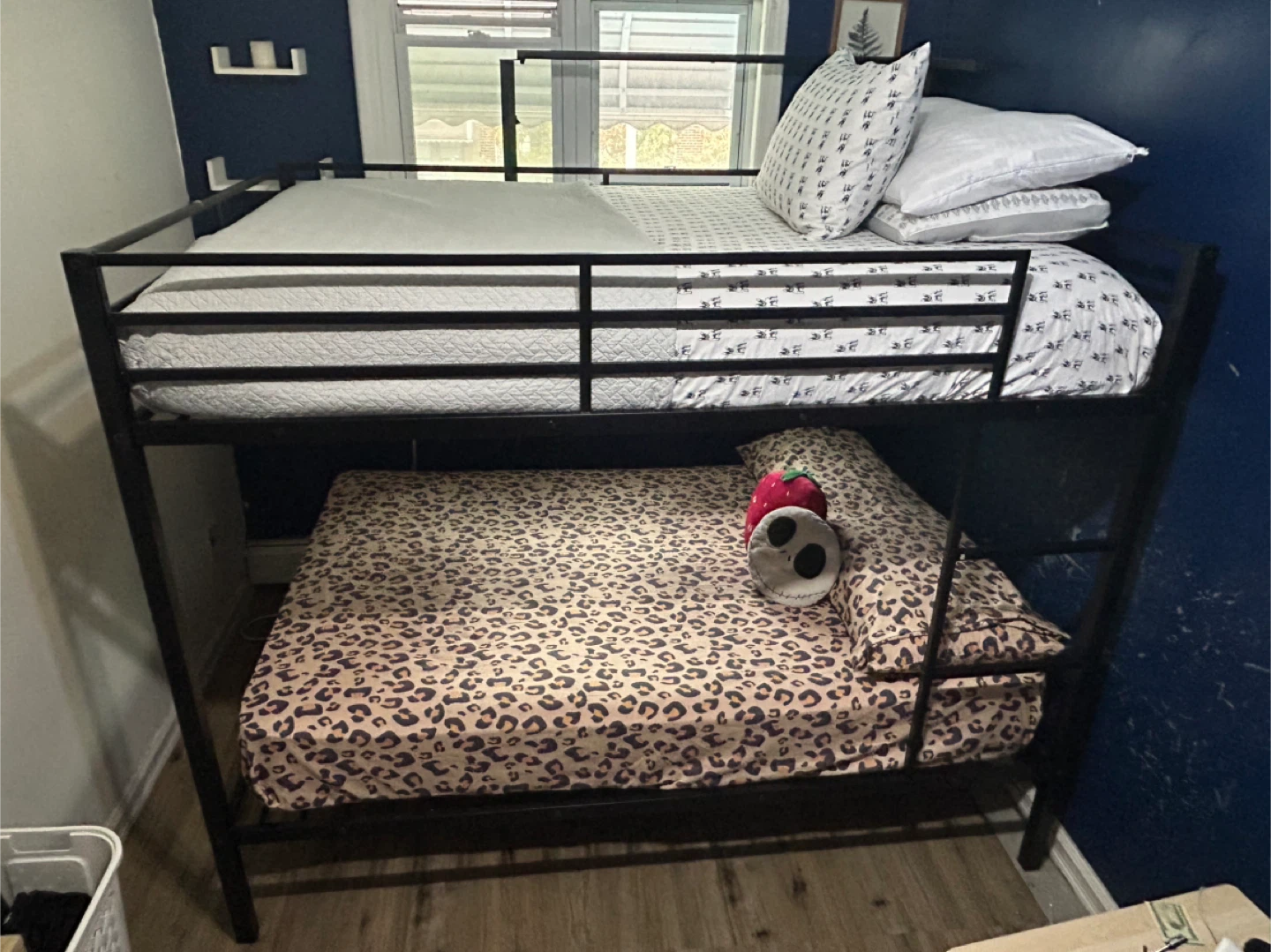 Black Metal Full Size Bunk Bed Frame - photo 4