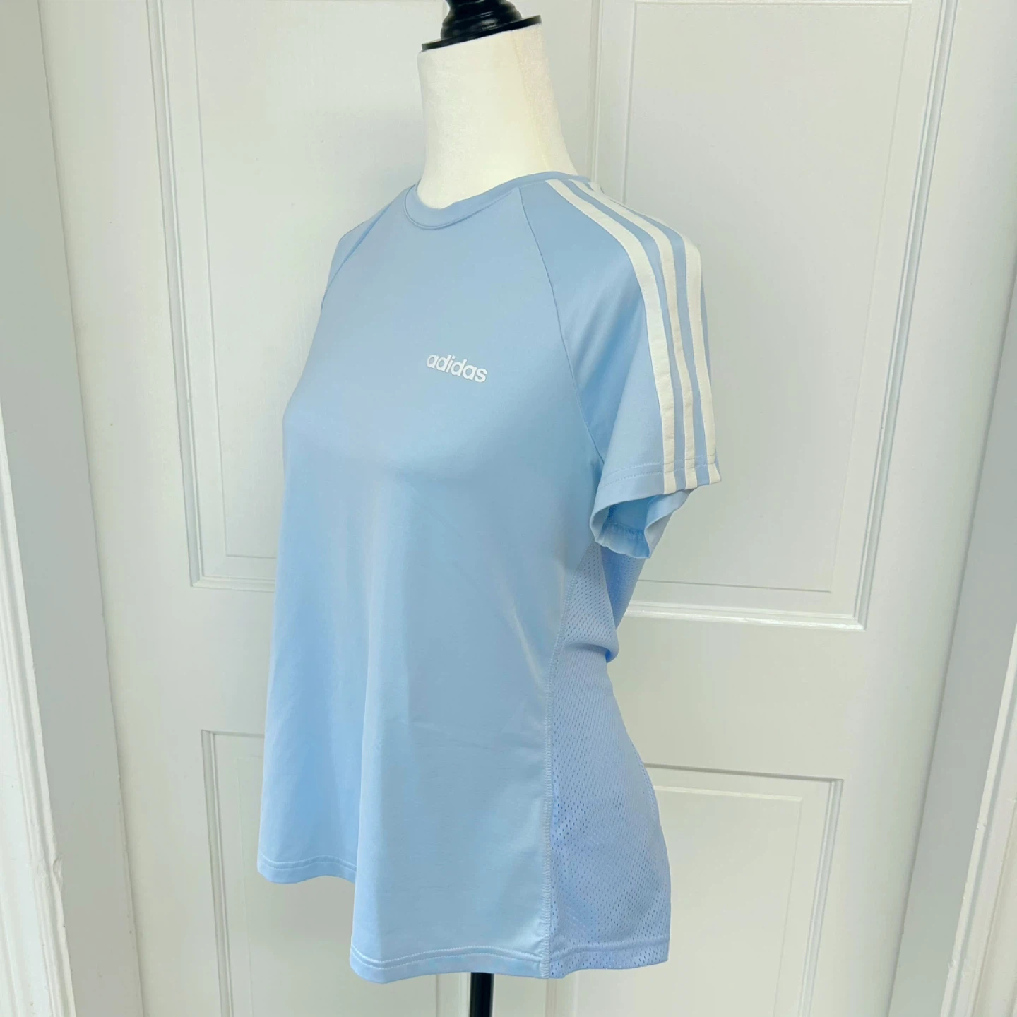 Adidas Light Blue Training T-Shirt Size S - photo 3