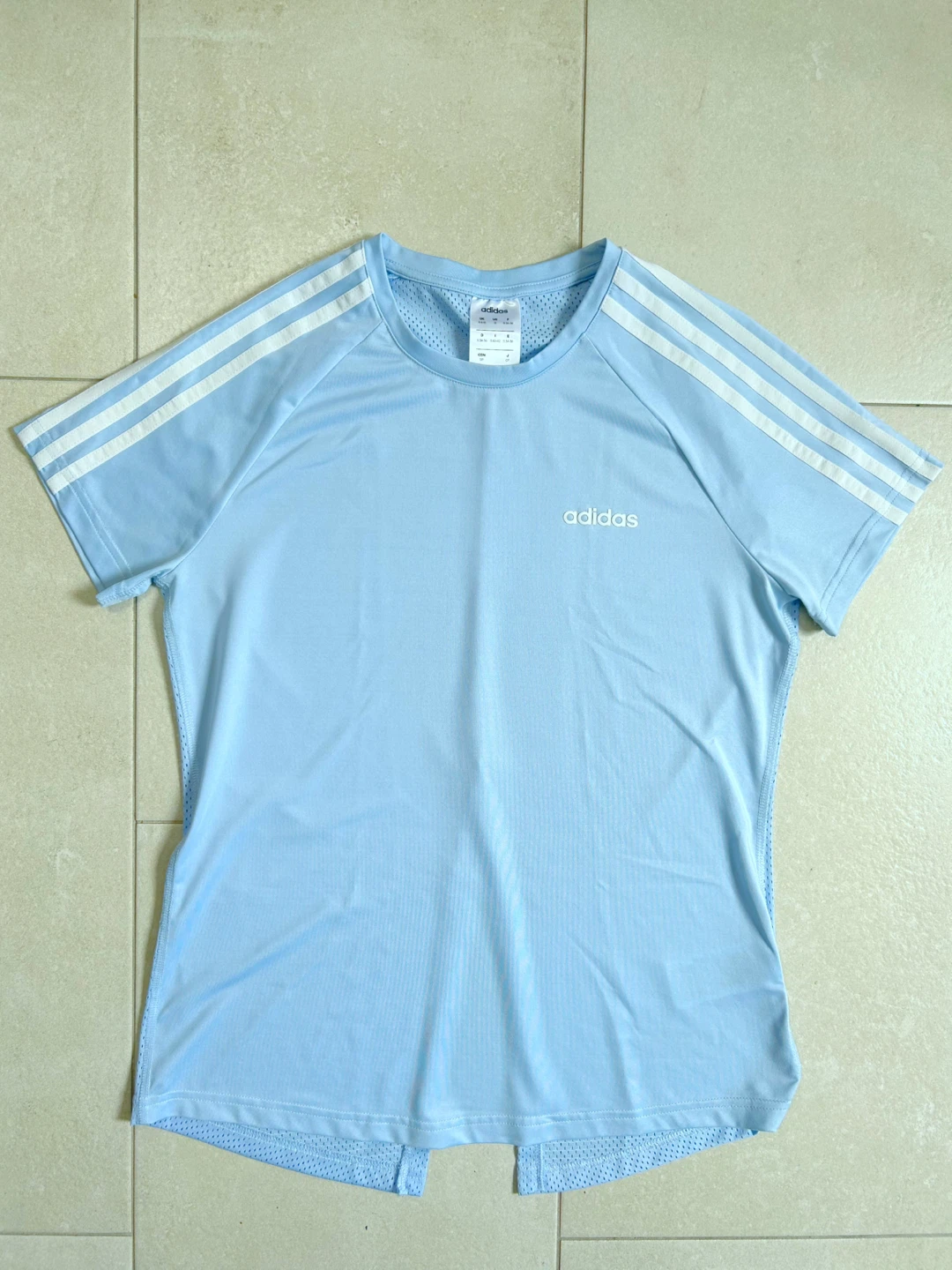 Adidas Light Blue Training T-Shirt Size S - photo 5