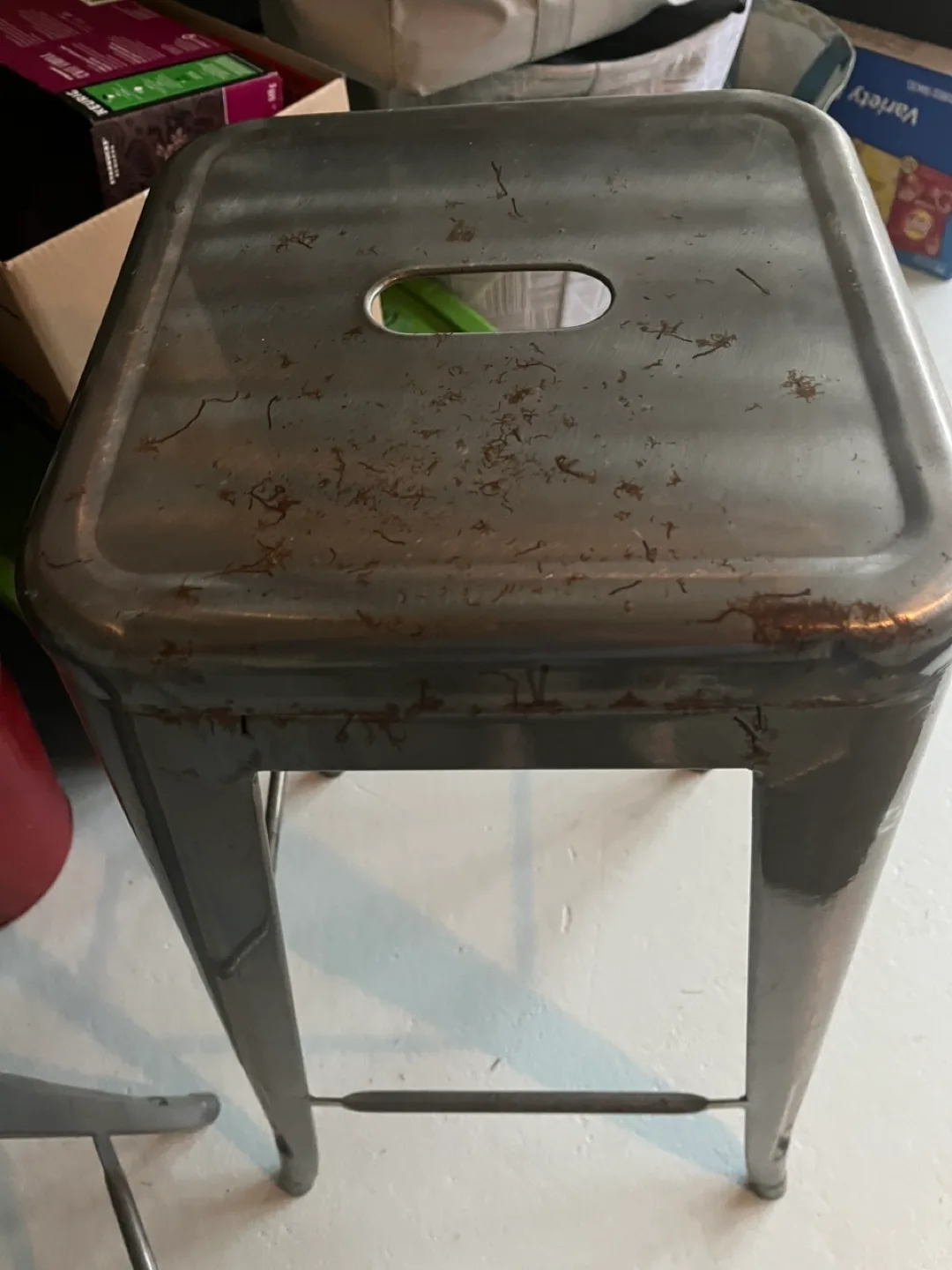 Metal Bar Stool - Industrial Style image indicator(2)