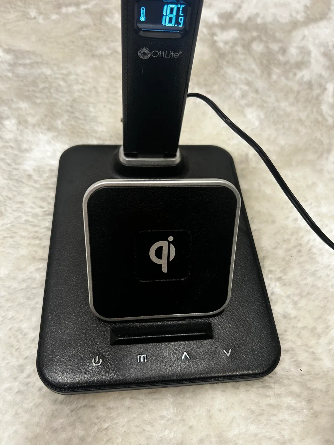 OttLite LED Desk Lamp with Wireless Charging image indicator(3)