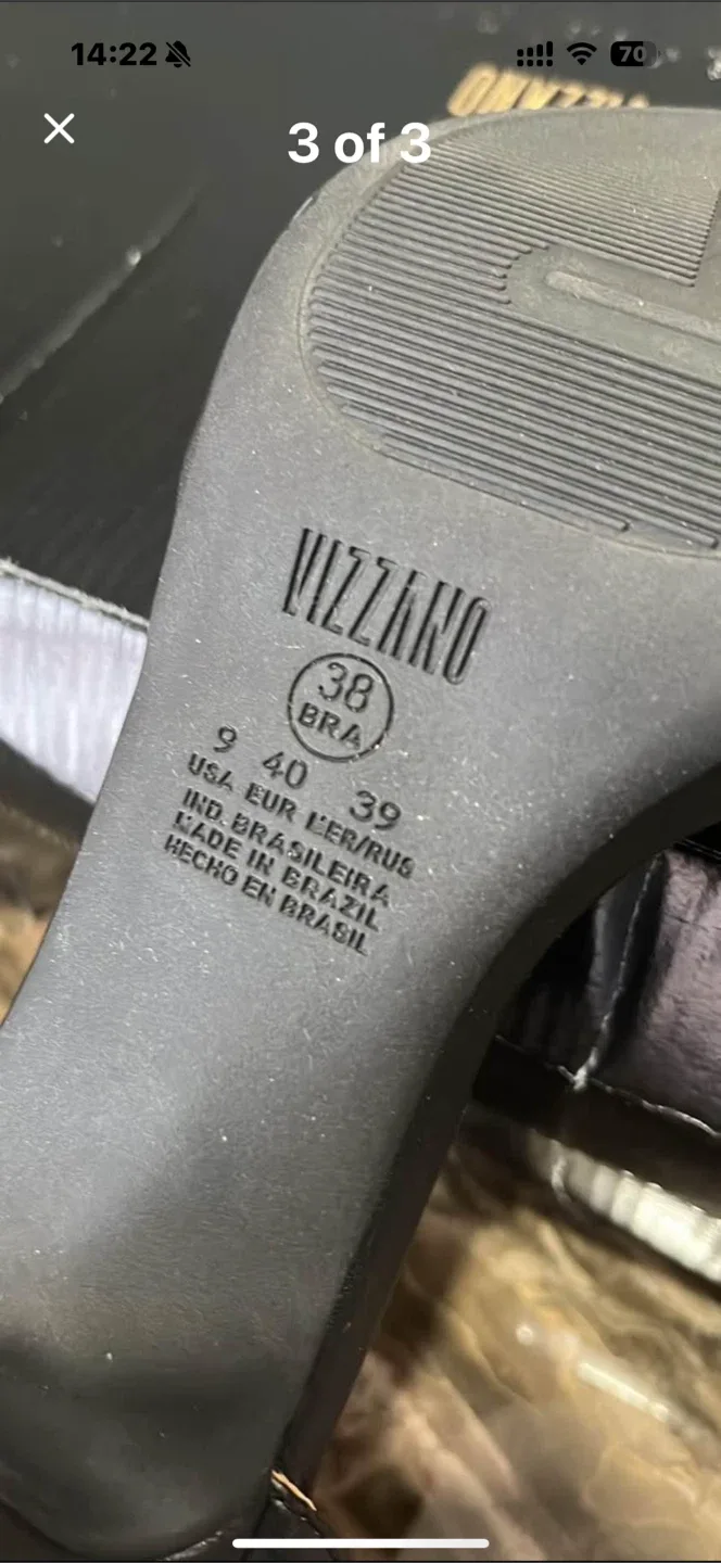 🥕Vizzano Black Heels - Size 9 image indicator(3)