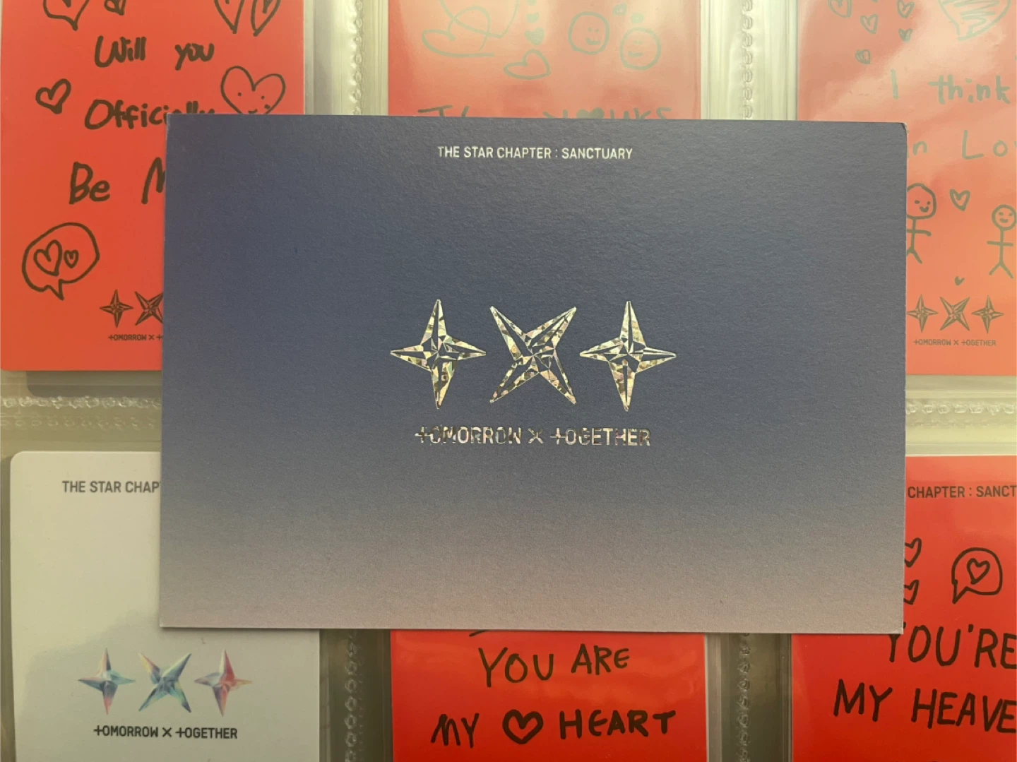TXT Hueningkai Signed Postcard (The star chapter sanctuary) - photo 2