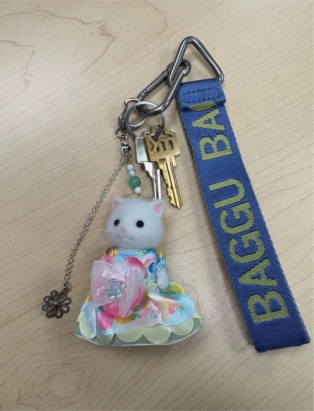 CALICO CRITTERS Custom Keychain Bag Charm 😻 Persian Cat Girl! image indicator(2)
