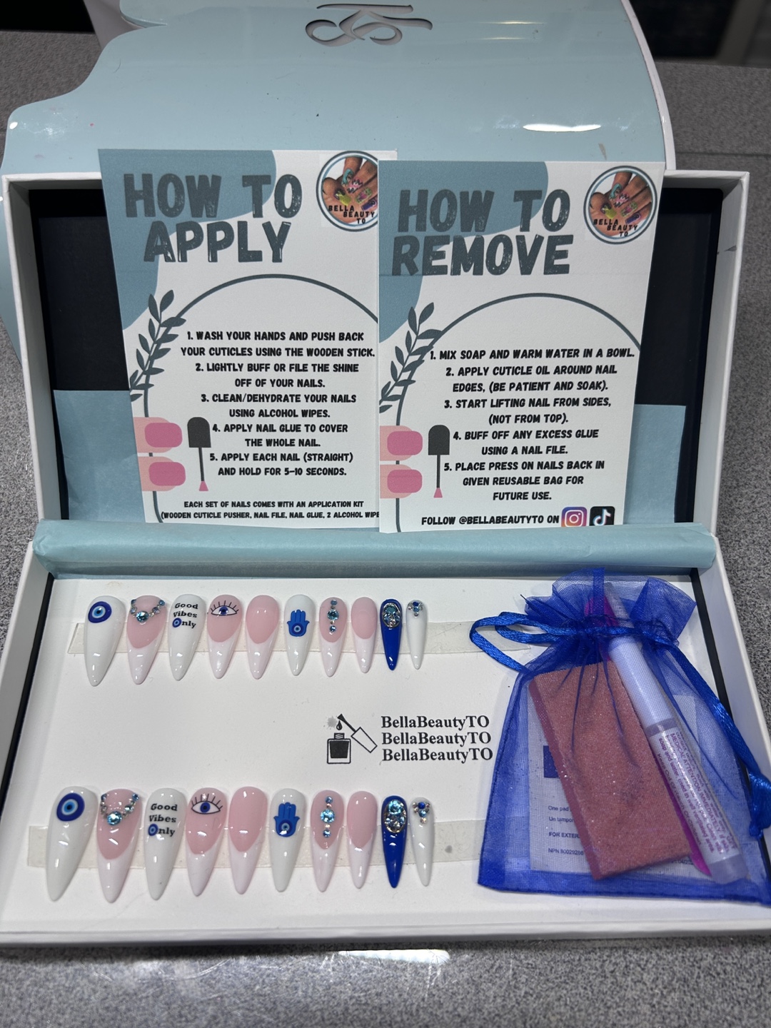 Press-On Nail Set - Protection Set