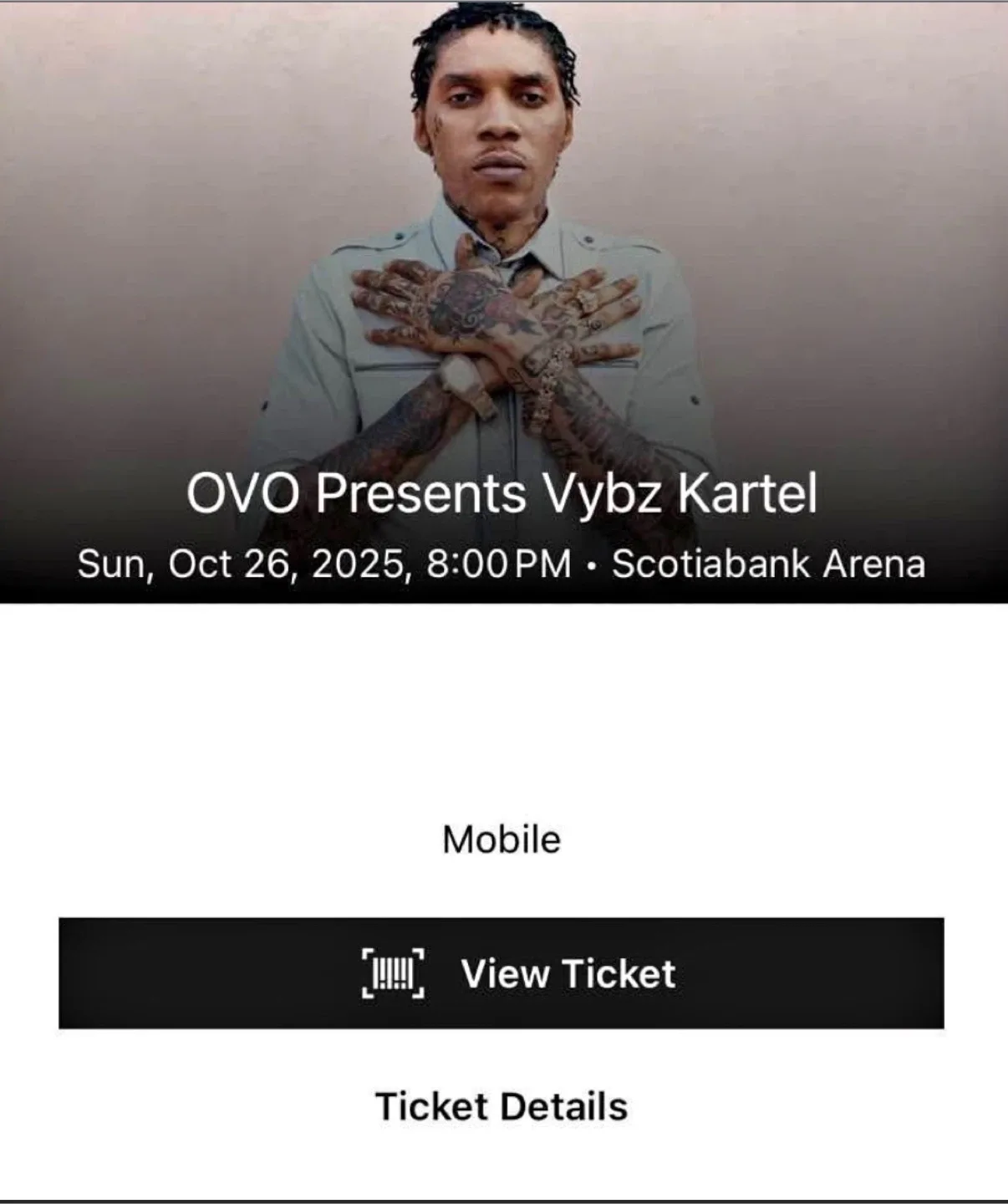 OVO Presents Vybz Kartel Tickets - Oct 30, 2025 image indicator(3)