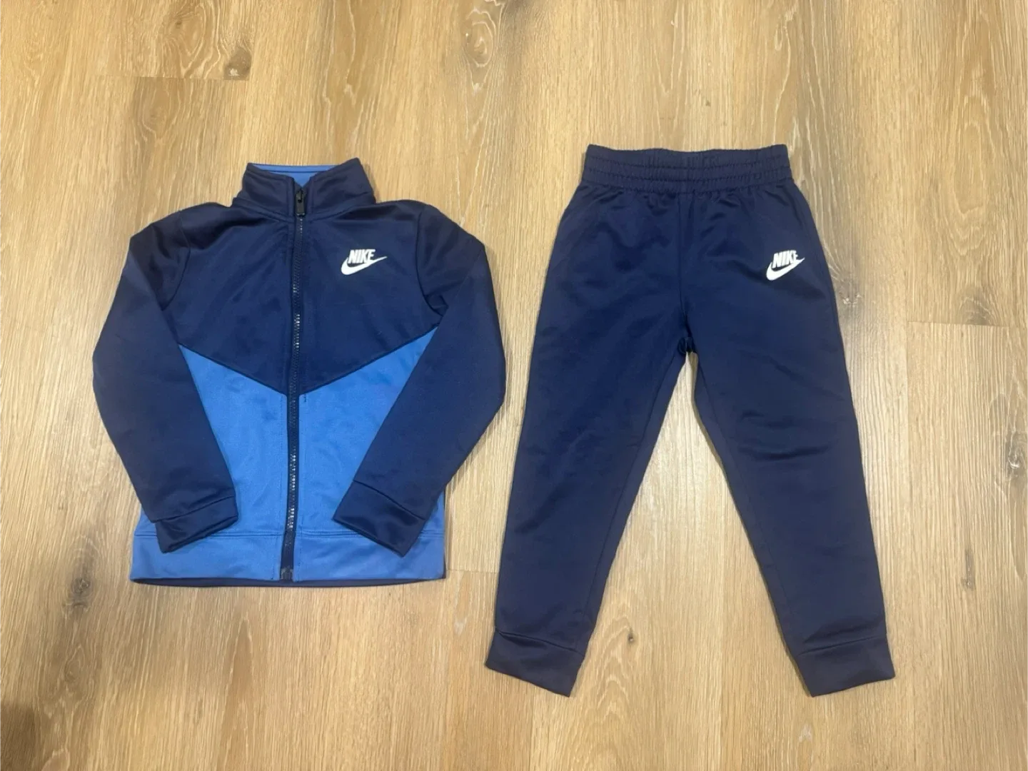 Nike Toddler Blue Two Piece Tracksuit Size 3-4T thumbnail