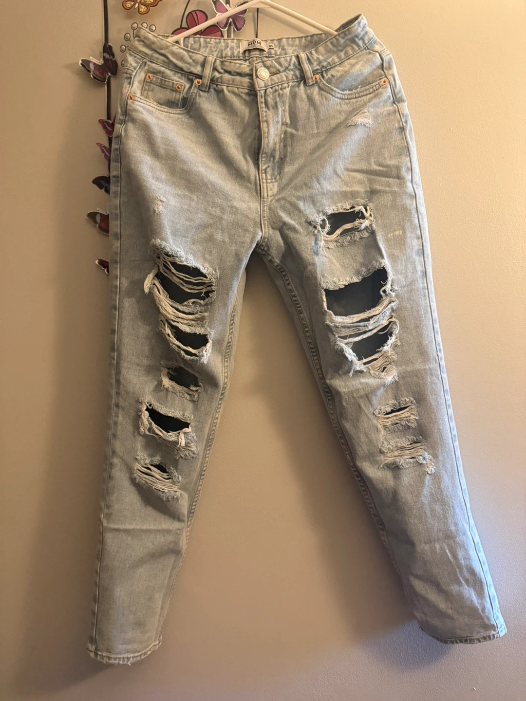 Mom Fit Ripped Jeans - Size 05 - photo 3